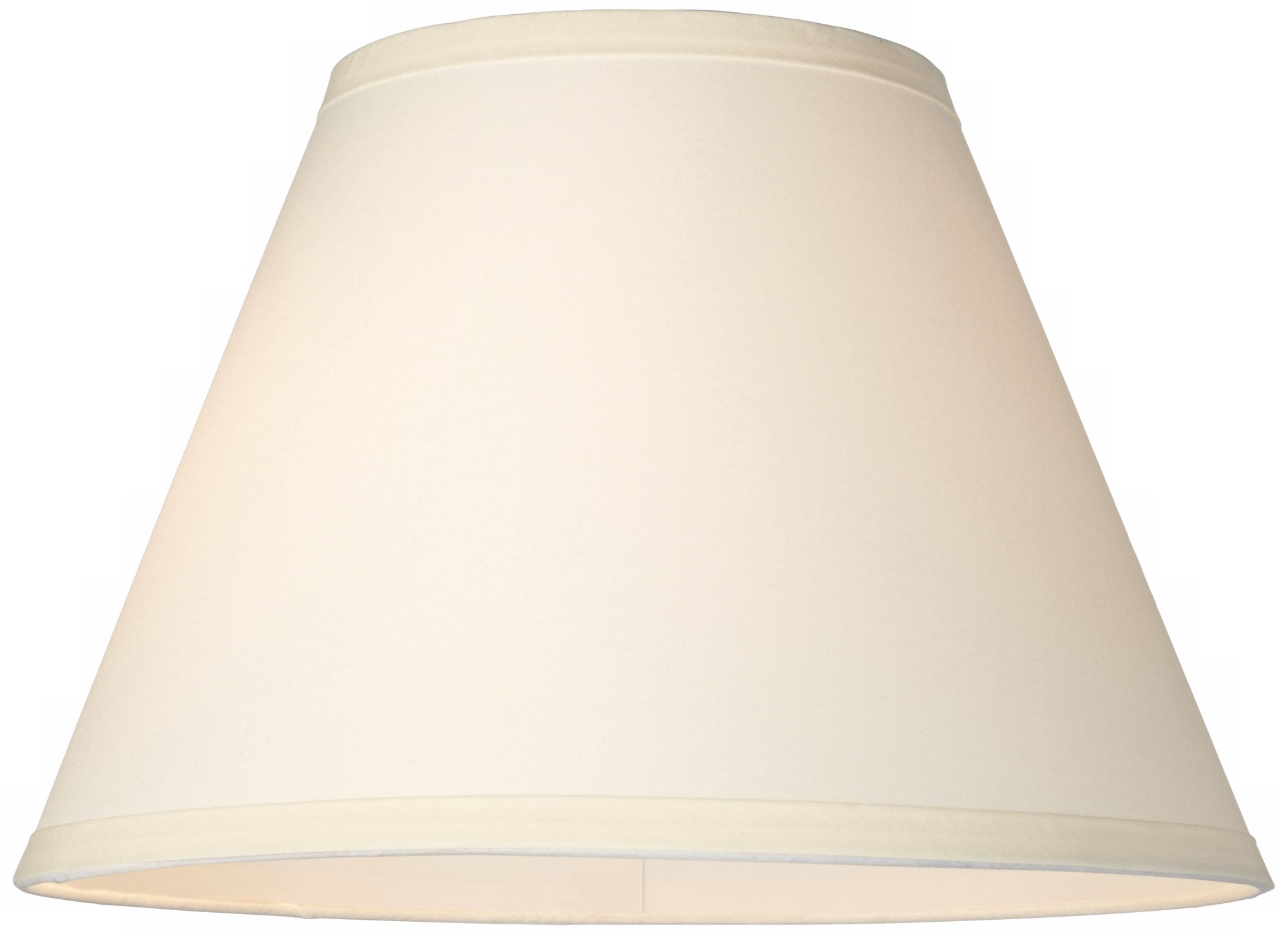 Ivory Table Lamp Clip Shade 6x12x8.5 (ClipOn) 3K807 Lamps Plus