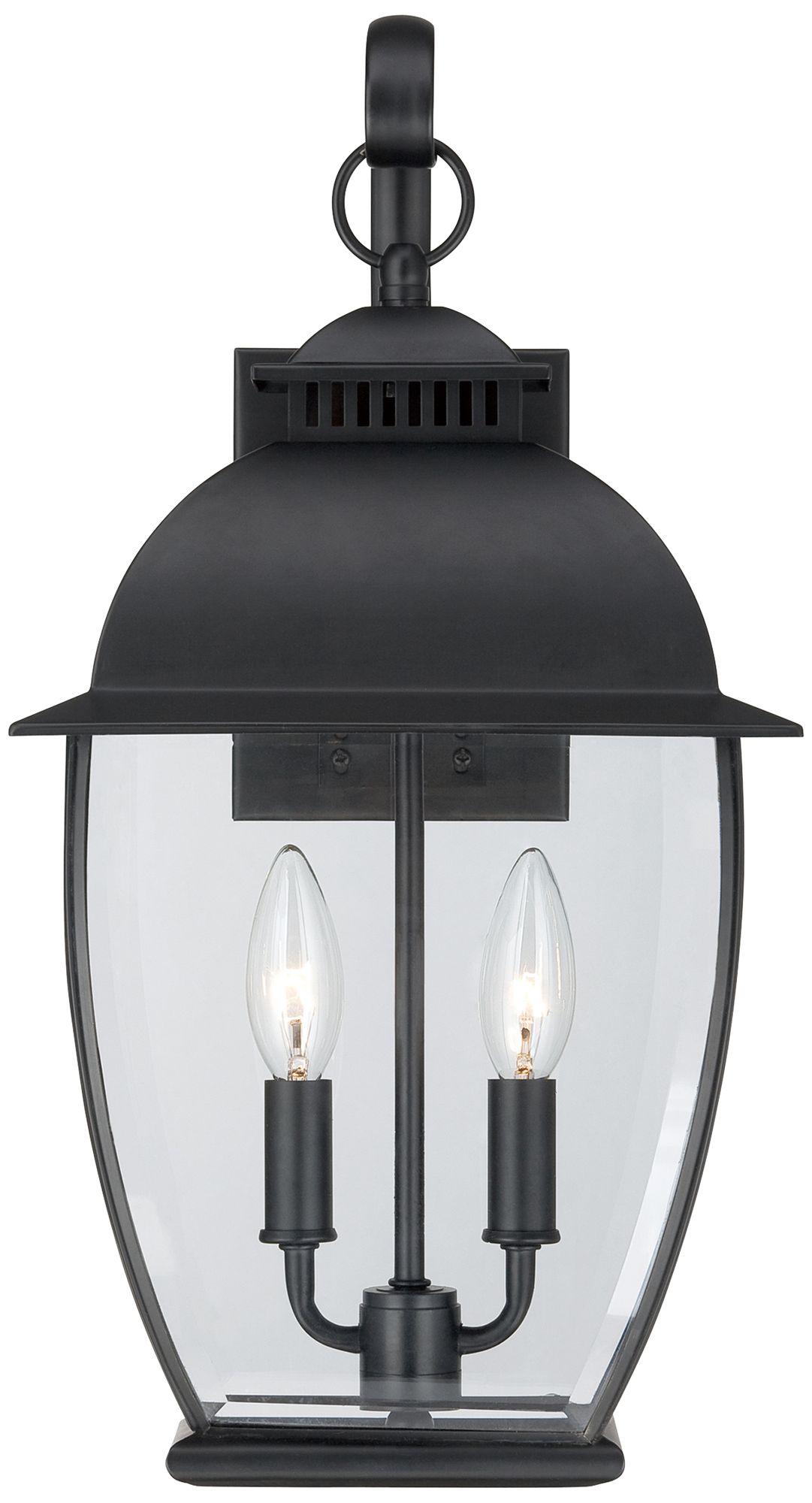 Quoizel Bain Mystic Black Medium Outdoor Wall Lantern 3T141 Lamps Plus