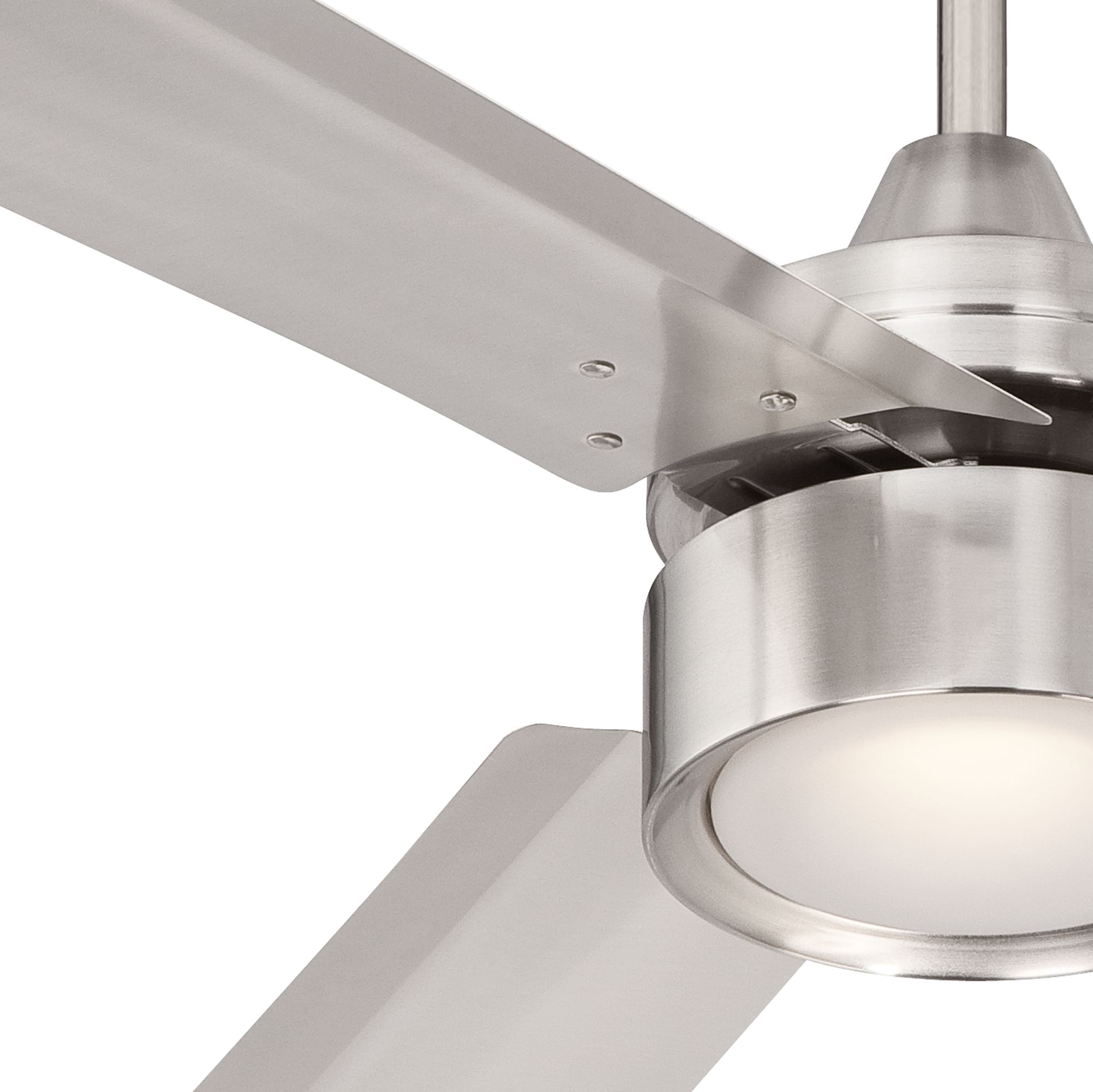 52" Casa Arcus Brushed Nickel LED Ceiling Fan 3X288 Lamps Plus