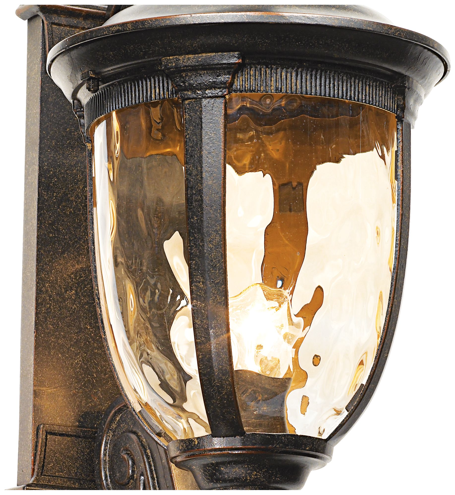 Bellagio 24" High Bronze Dual Scroll Arm Outdoor Wall Light 40276