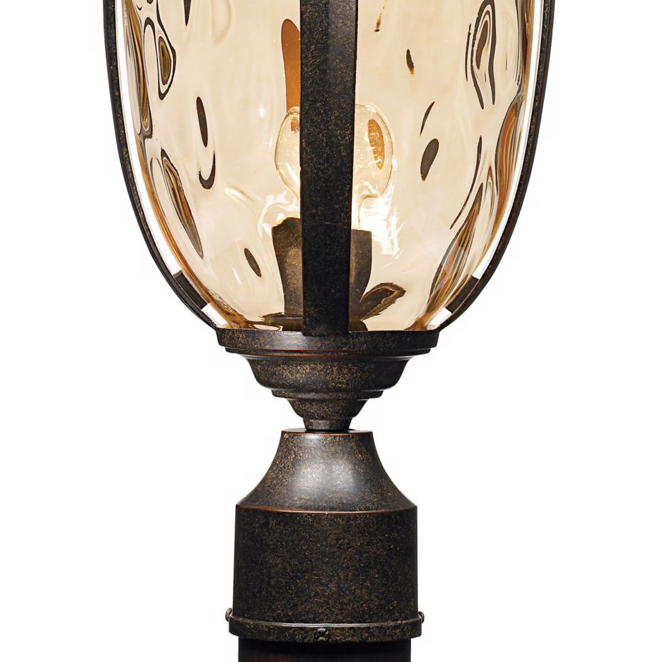 Bellagio Collection 21" High Bronze Outdoor Post Light 40386 Lamps