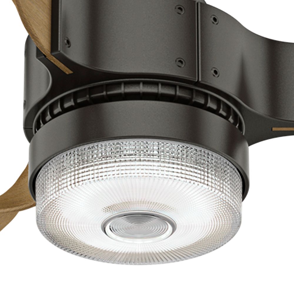 54" Hunter Apache WiFi Noble Bronze LED Ceiling Fan 41D16 Lamps Plus