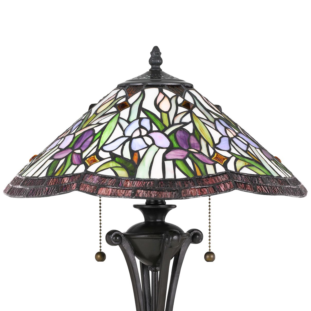 Quoizel White Valley Vintage Bronze Table Lamp 42H84 Lamps Plus