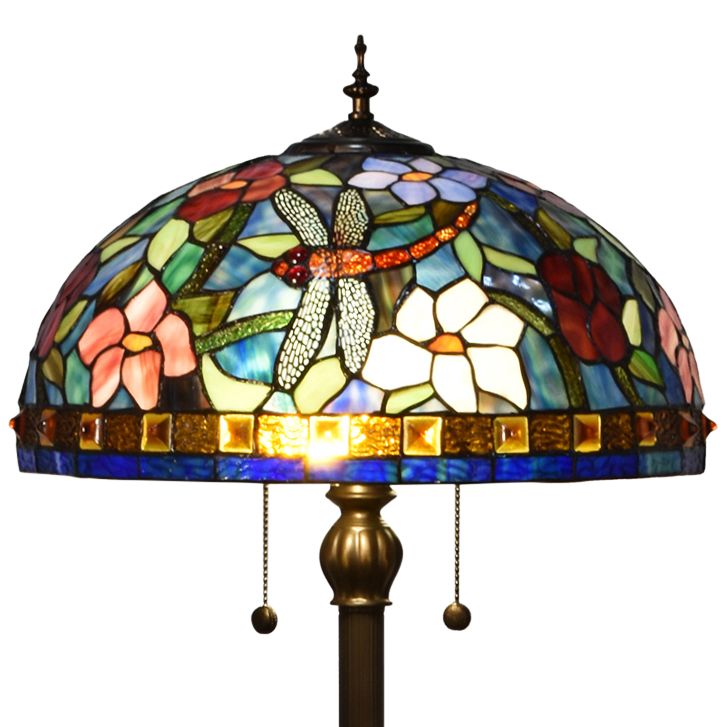 Dale Tiffany Josef Antique Bronze TiffanyStyle Floor Lamp 42N44