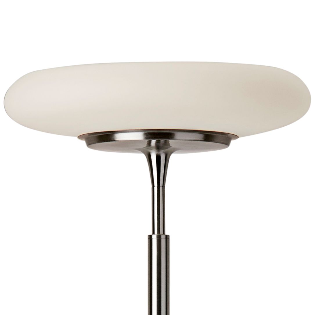 Hubble Brushed Steel LED Torchiere Floor Lamp 42P11 Lamps Plus