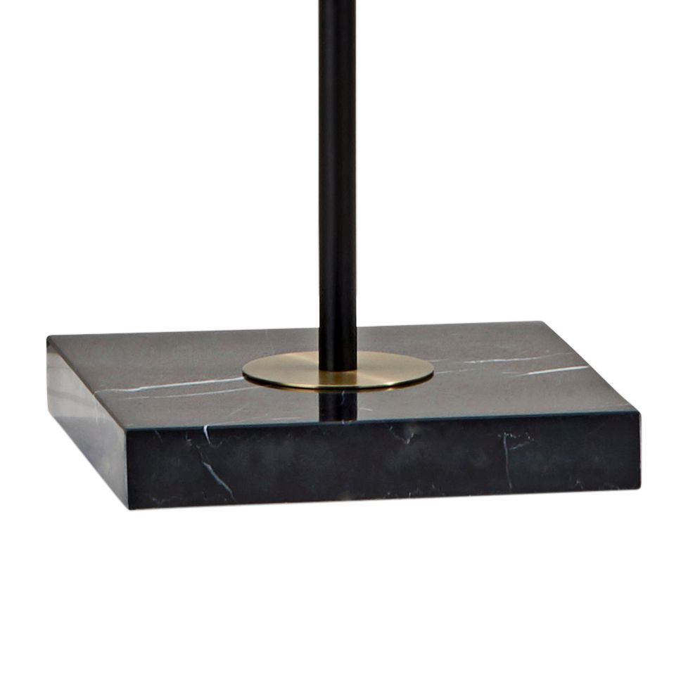 Piper Black and Brass LED Floor Lamp 42P14 Lamps Plus