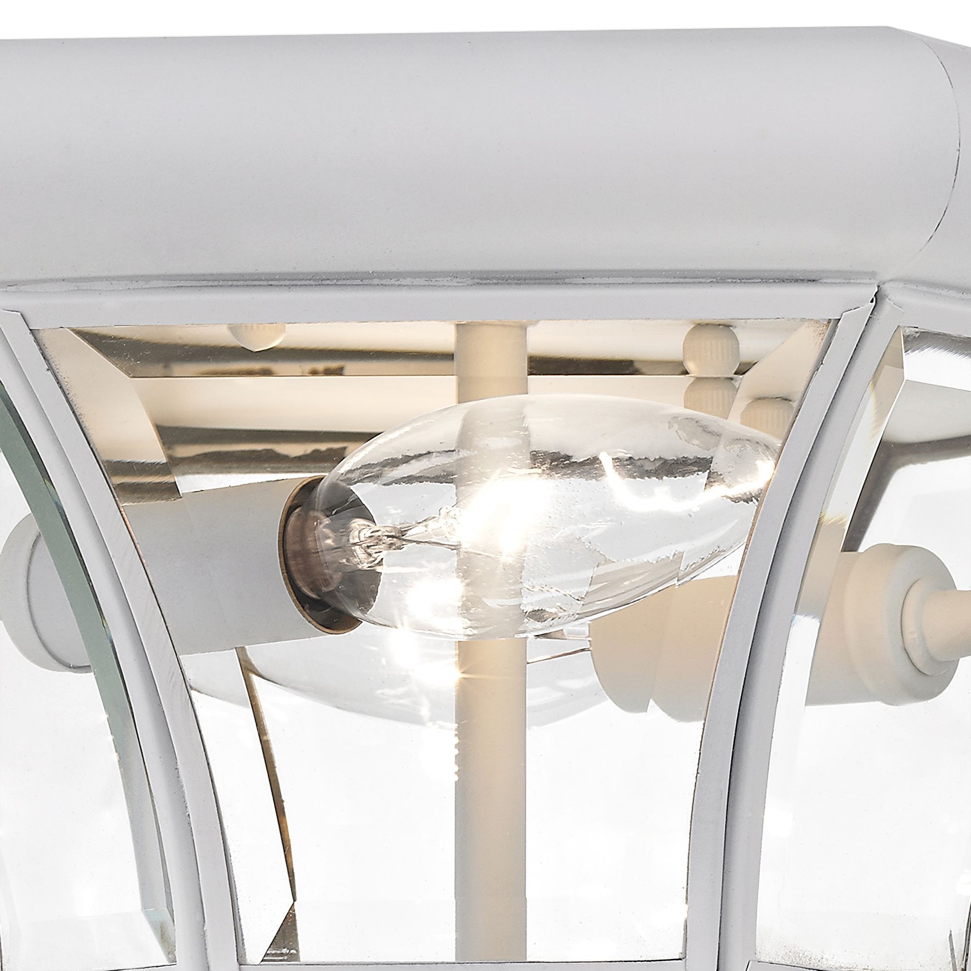 Monterey 10 1/2" Wide White Outdoor Ceiling Light 42P76 Lamps Plus