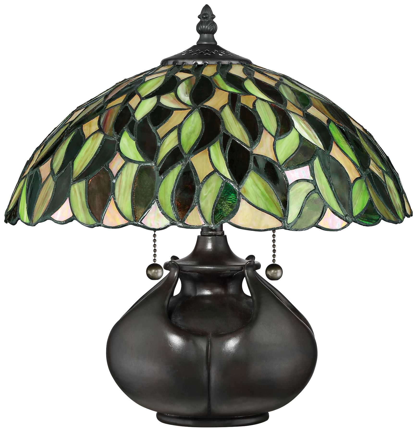 Quoizel Greenwood 14 1/2"H Valiant Bronze Accent Table Lamp 43F93
