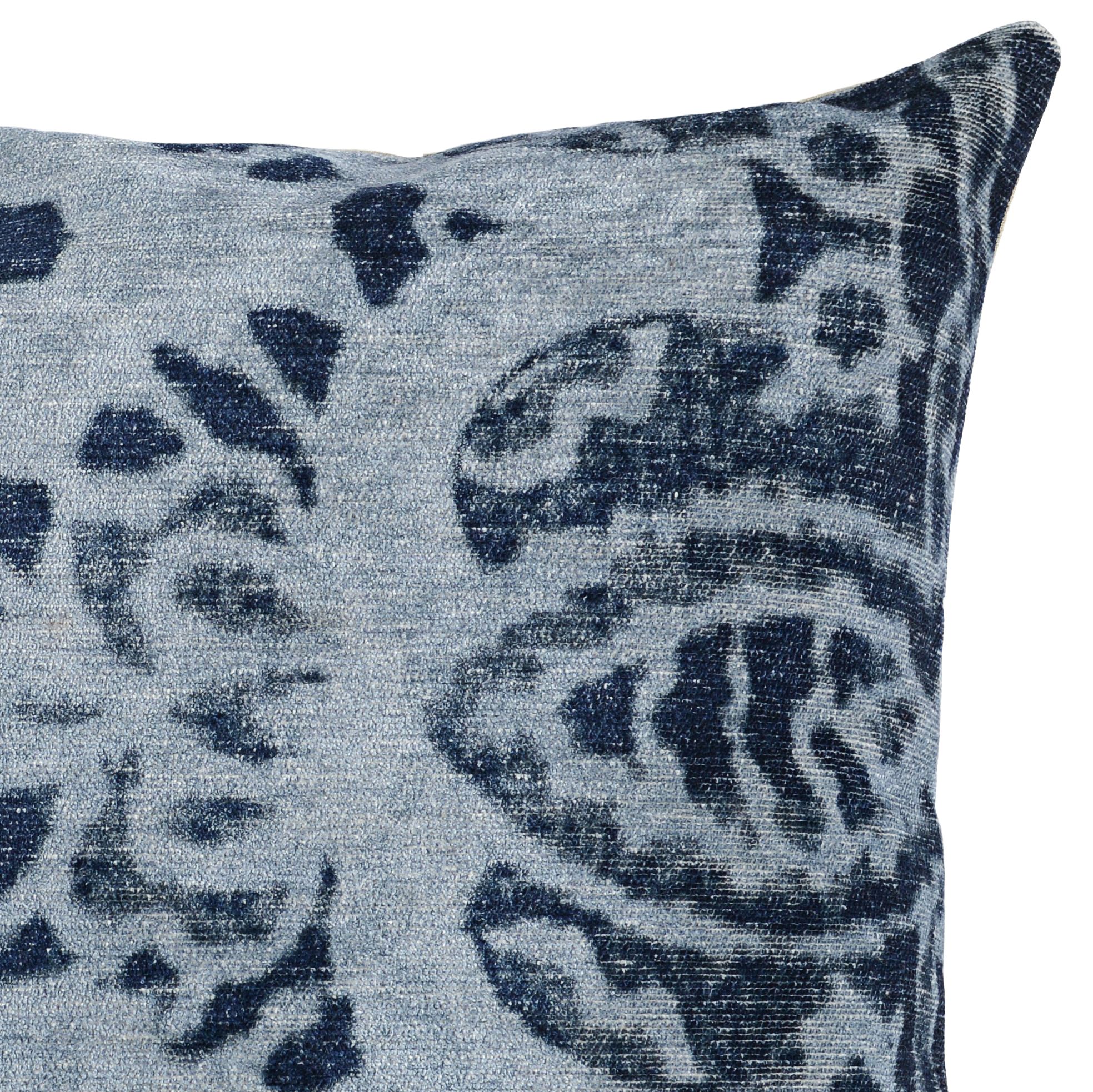 Luna Dusty Blue 20" Square Throw Pillow 43X09 Lamps Plus