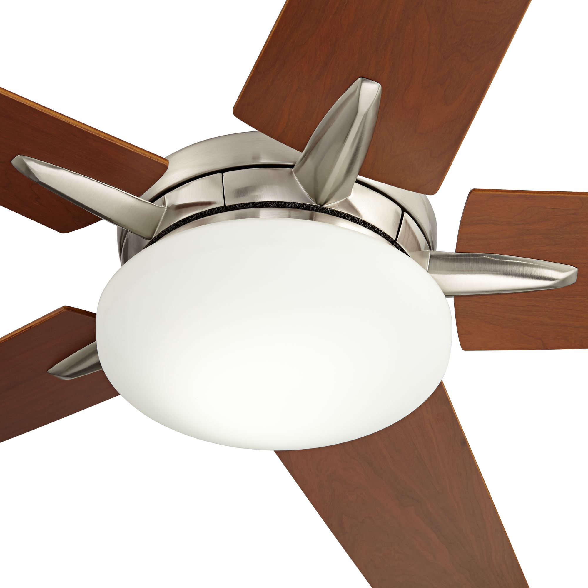 56" Casa Endeavor LED Brushed Nickel Ceiling Fan 45F28 Lamps Plus
