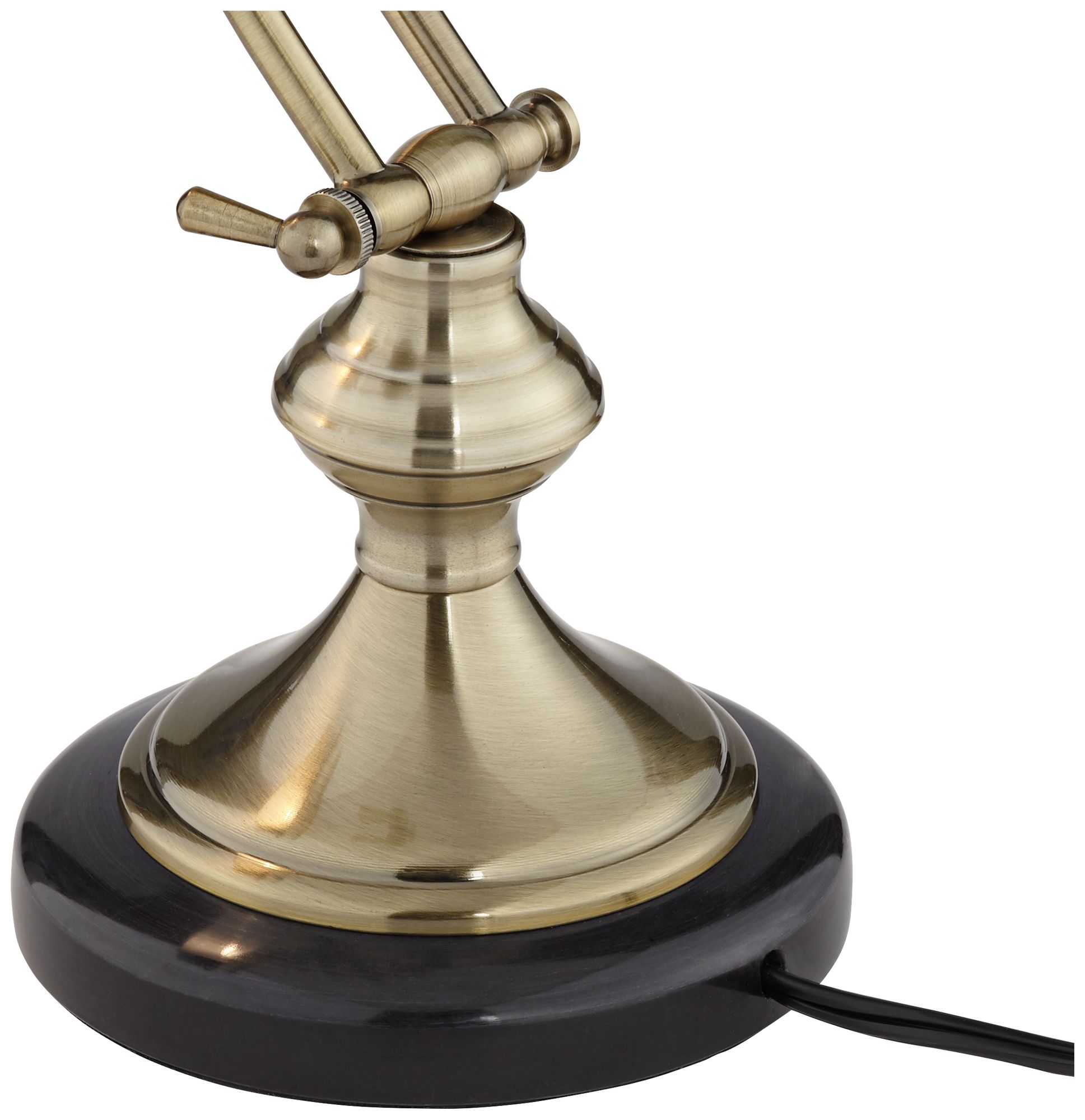 Antique Brass With Marble Piano Desk Lamp Antique Brass With Marble Piano Desk Lamp by Regency Hill 46393