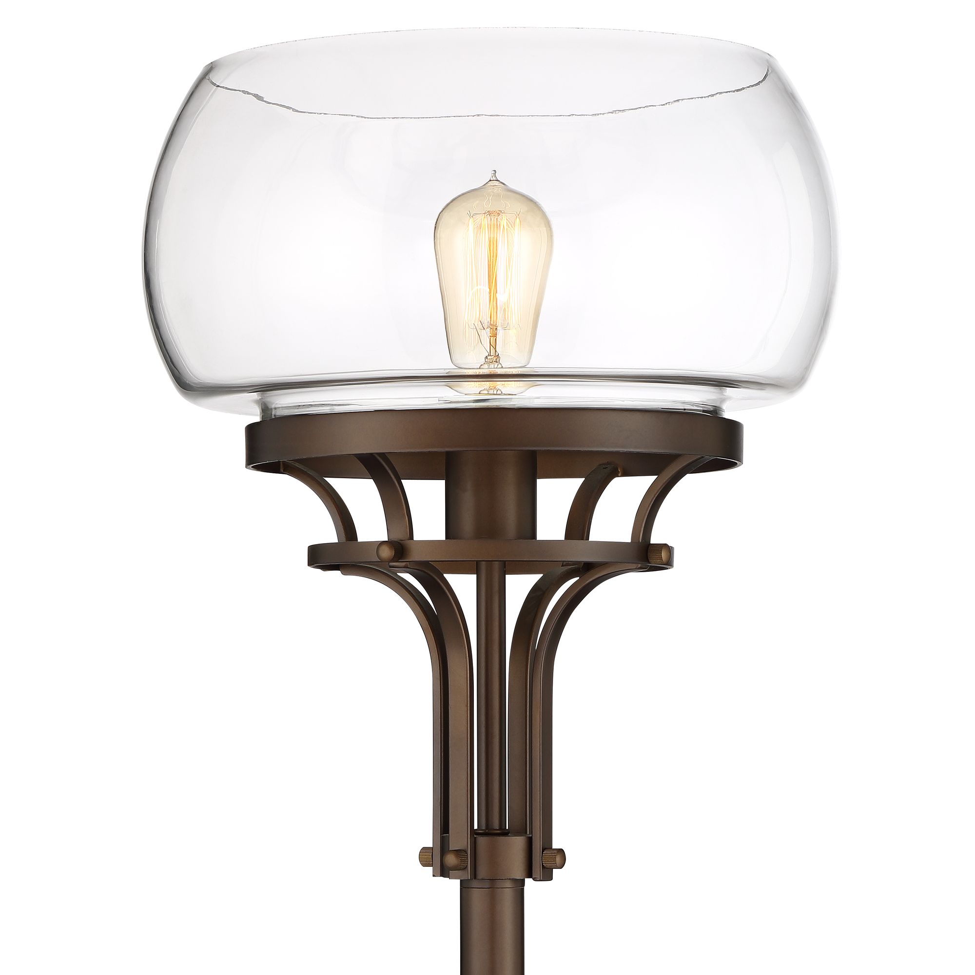 Franklin Iron Works Luz Torchiere Floor Lamp 46J69 Lamps Plus