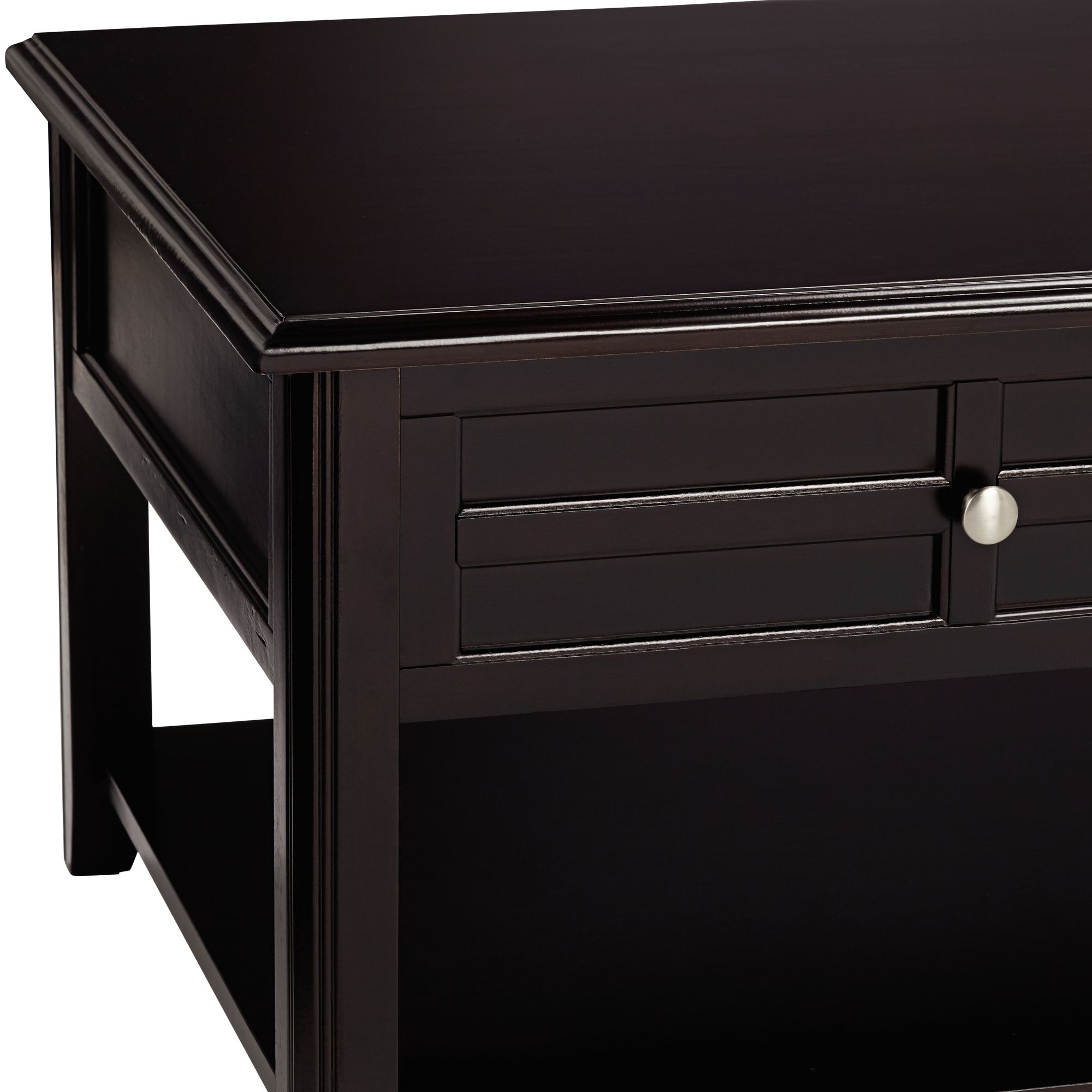 Carrier 50" Wide Espresso LiftTop Storage Coffee Table 46M82