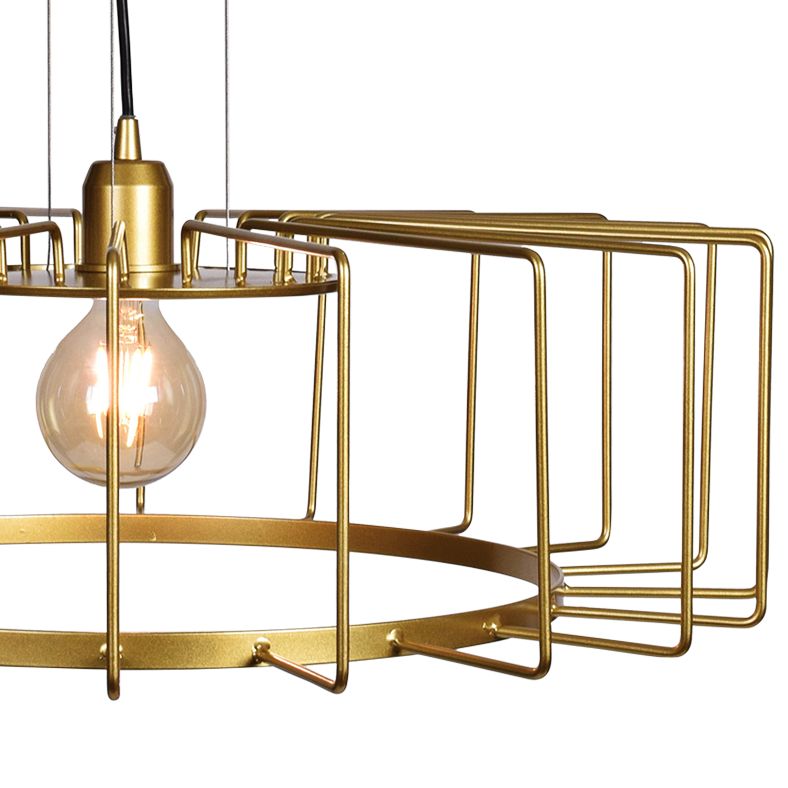 Wired 23 1/4" Wide Gold LED Pendant Light 47K40 Lamps Plus