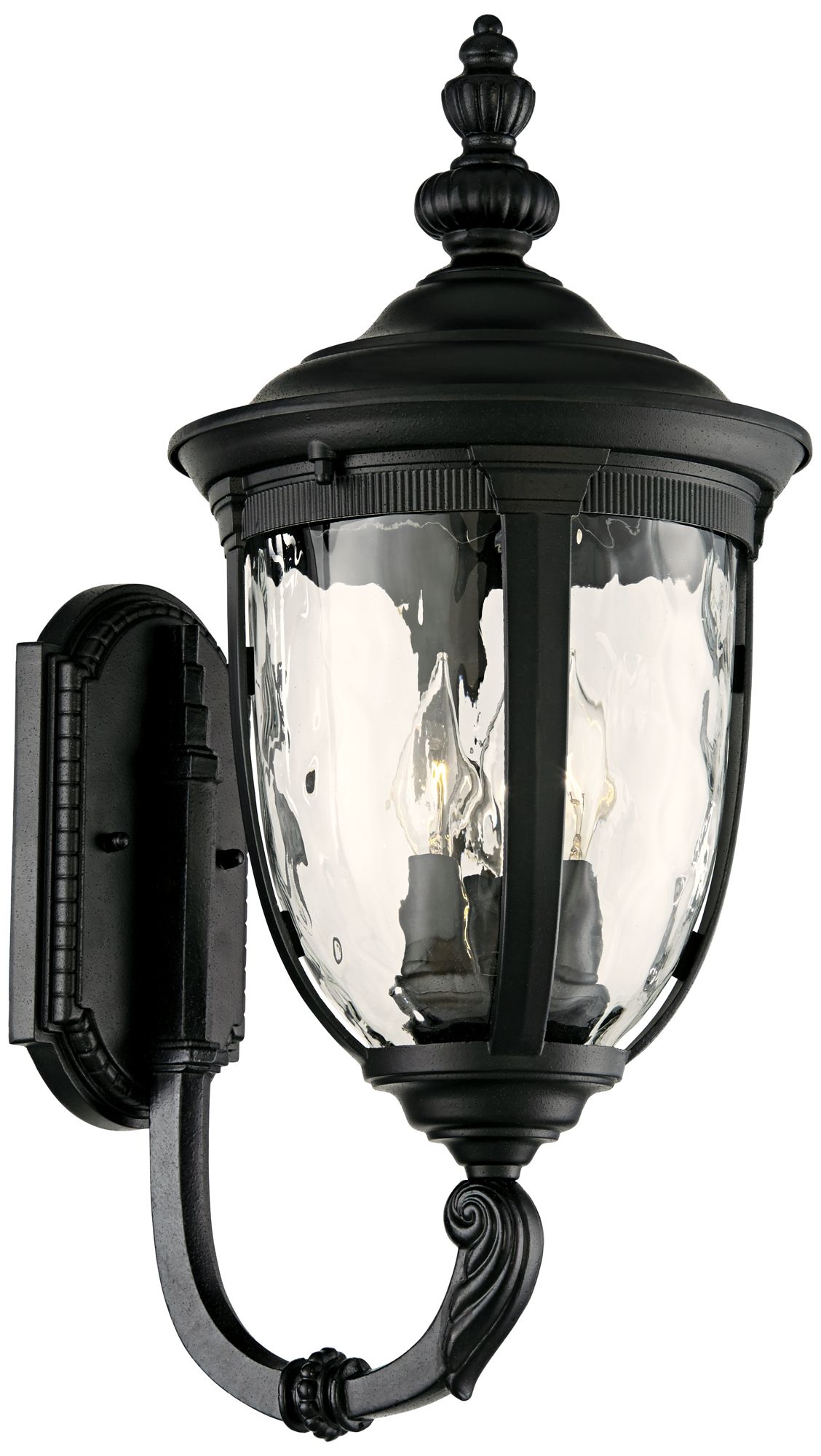 Bellagio 21" High Black Upbridge Outdoor Wall Light 49291 Lamps Plus