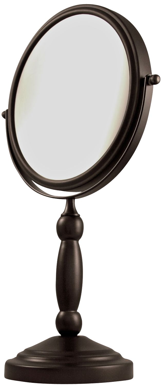 Seaton Bronze 1x/10x Dual Magnification Vanity Mirror 4D912 Lamps Plus