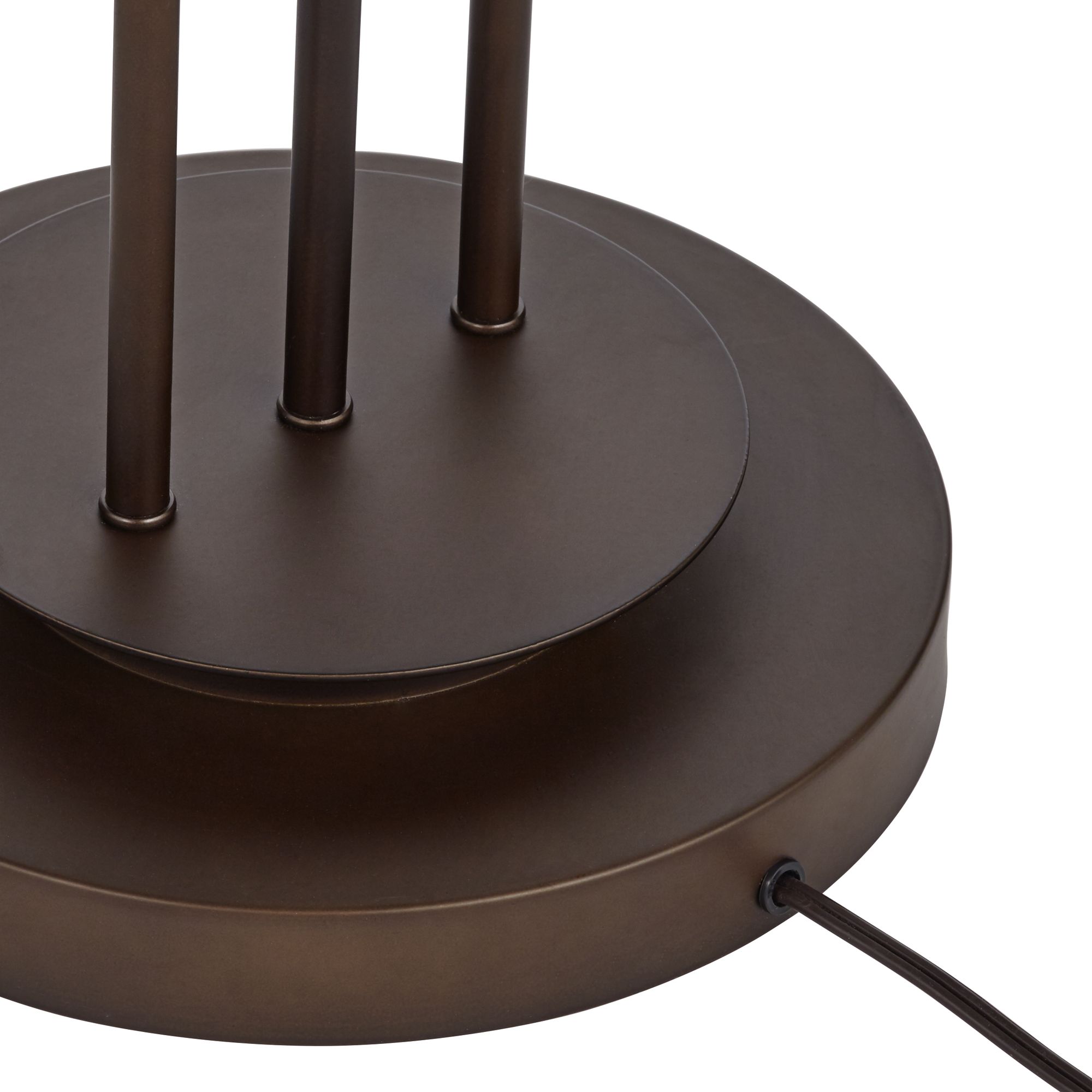 Marlowe Bronze Woven Metal Floor Lamp by Franklin Iron Works 4G489