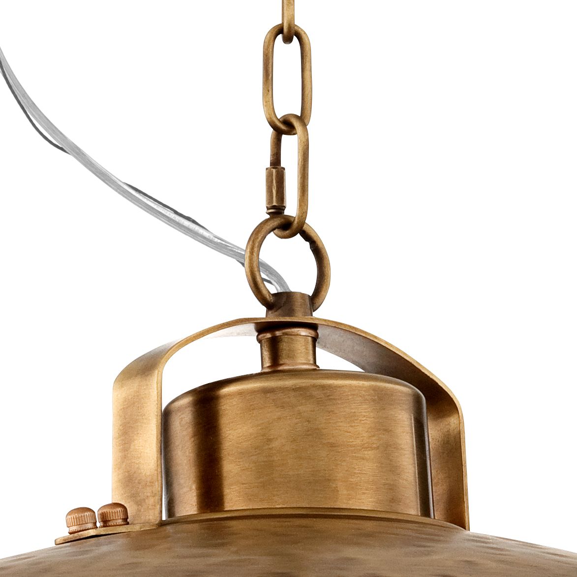 Essex 18" Wide Dyed Brass Metal Pendant Light 4K745 Lamps Plus Canada