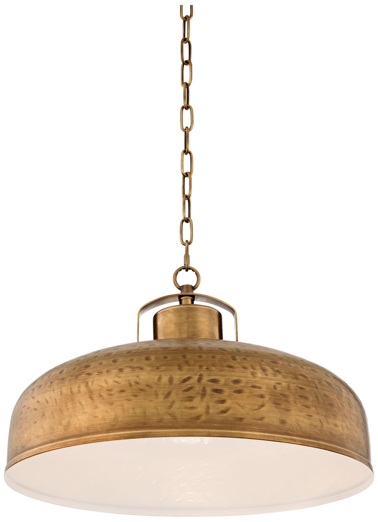 Essex 18" Wide Dyed Brass Metal Pendant Light 4K745 Lamps Plus Canada