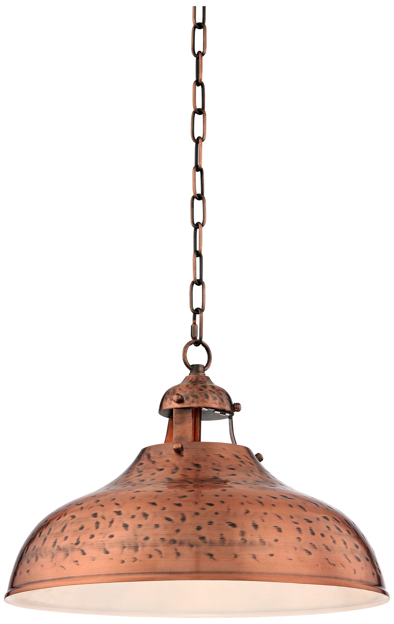 Essex 16" Wide Dyed Copper Metal Pendant Light 4K747 Lamps Plus