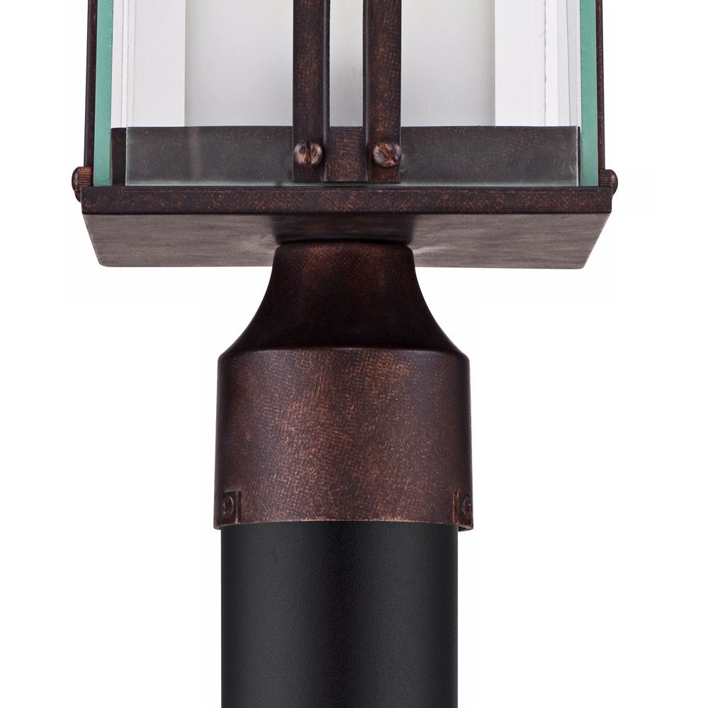 Fallbrook Collection 15 3/4" High Bronze Outdoor Post Light 4M770