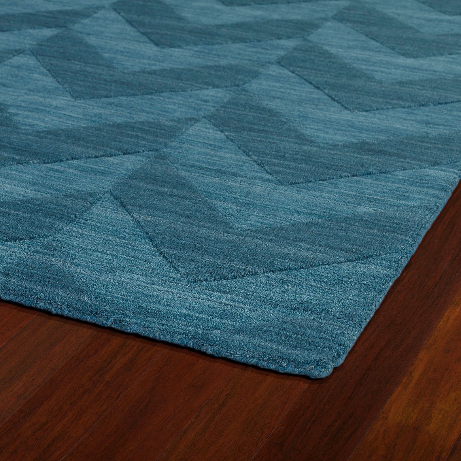 Kaleen Imprints Modern IPM0578 Blue Zig Zag Rug 4P971 Lamps Plus