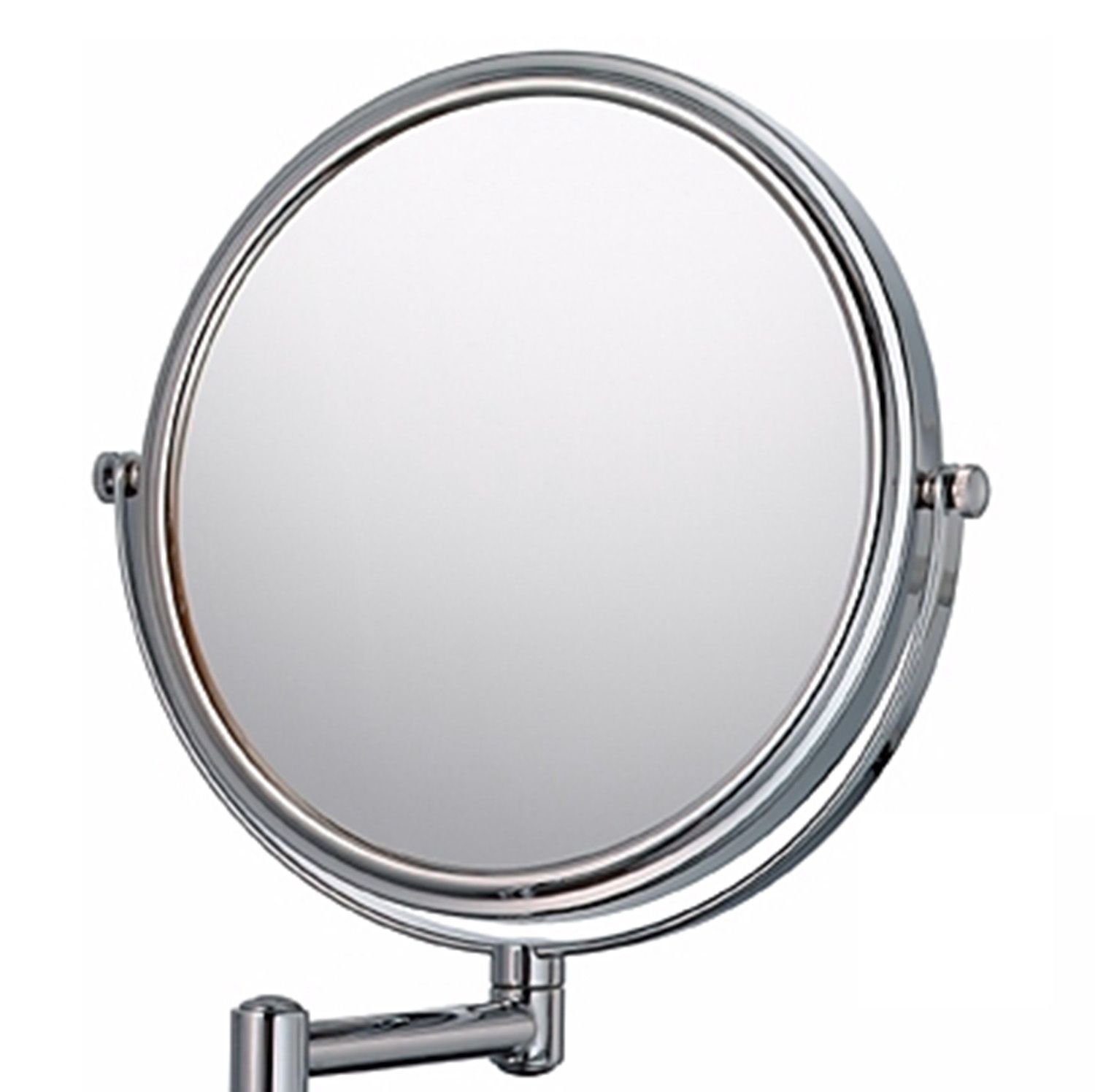 Aptations Swing Arm Silver Chrome 7 3/4" Wide Vanity Mirror 50733