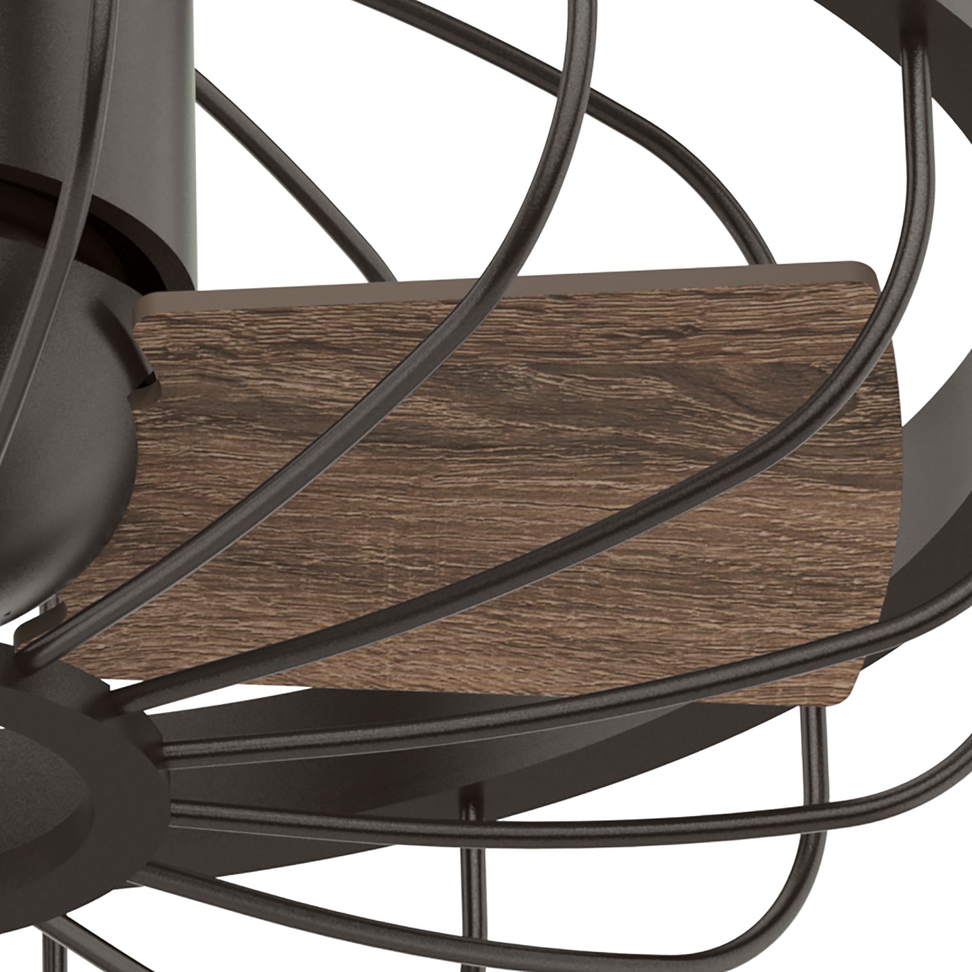 42" Hunter Roswell Noble Bronze Cage Ceiling Fan 509T0 Lamps Plus