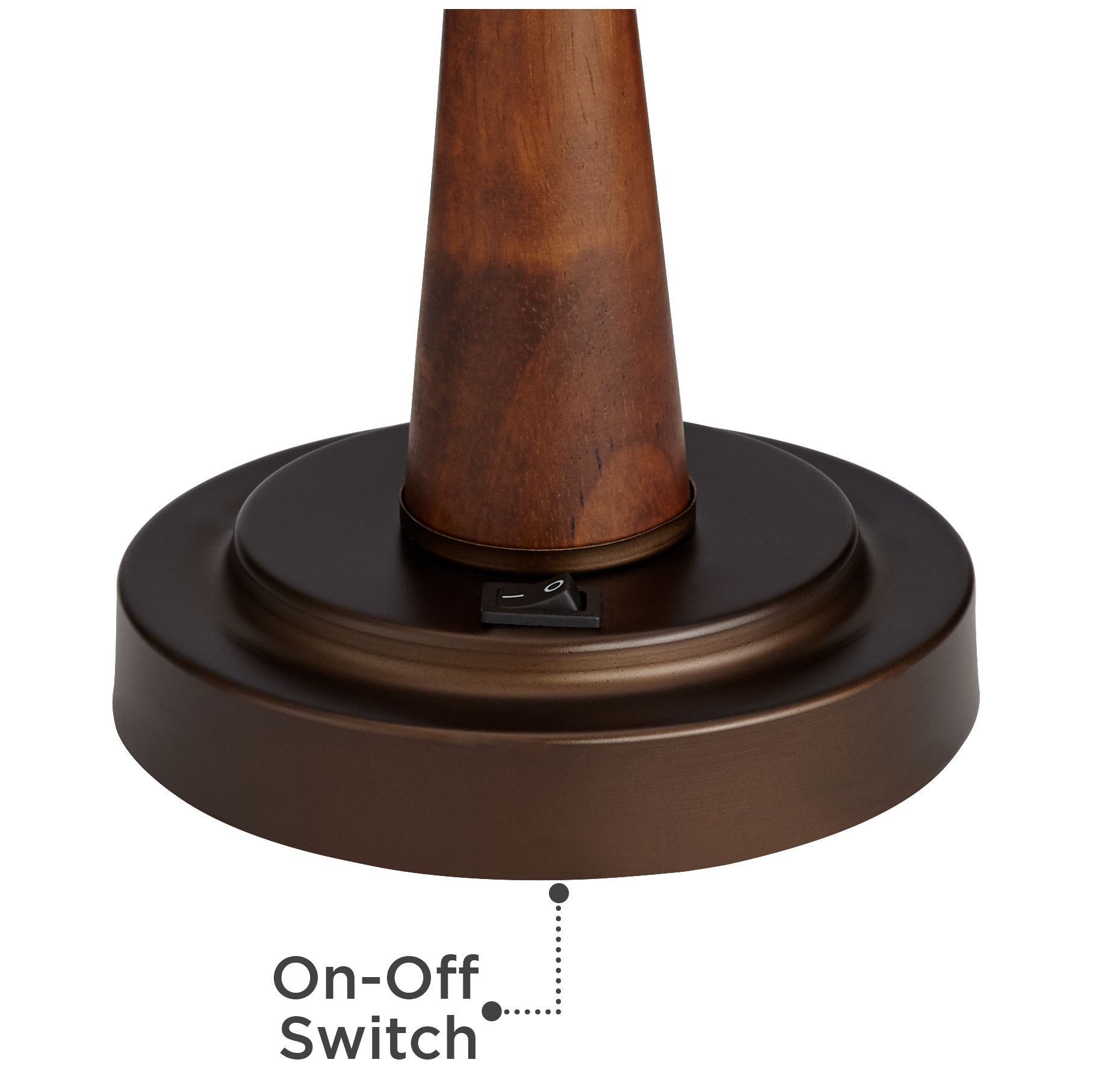 Hunter Bronze Modern USB Accent Table Lamps Set of 2 53X20 Lamps Plus