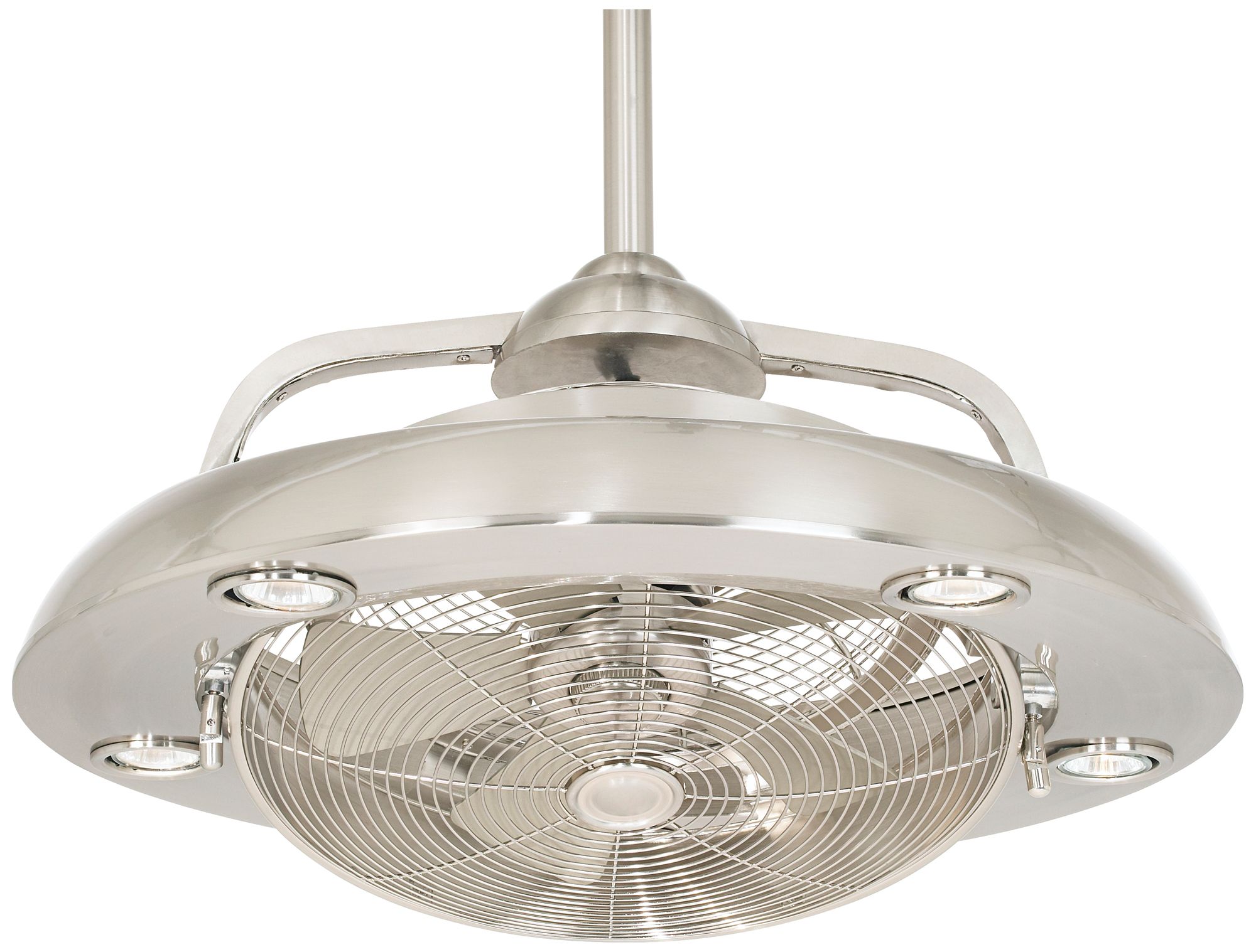 Possini Euro Segue 24" Wide Brushed Nickel LED Ceiling Fan 53Y62
