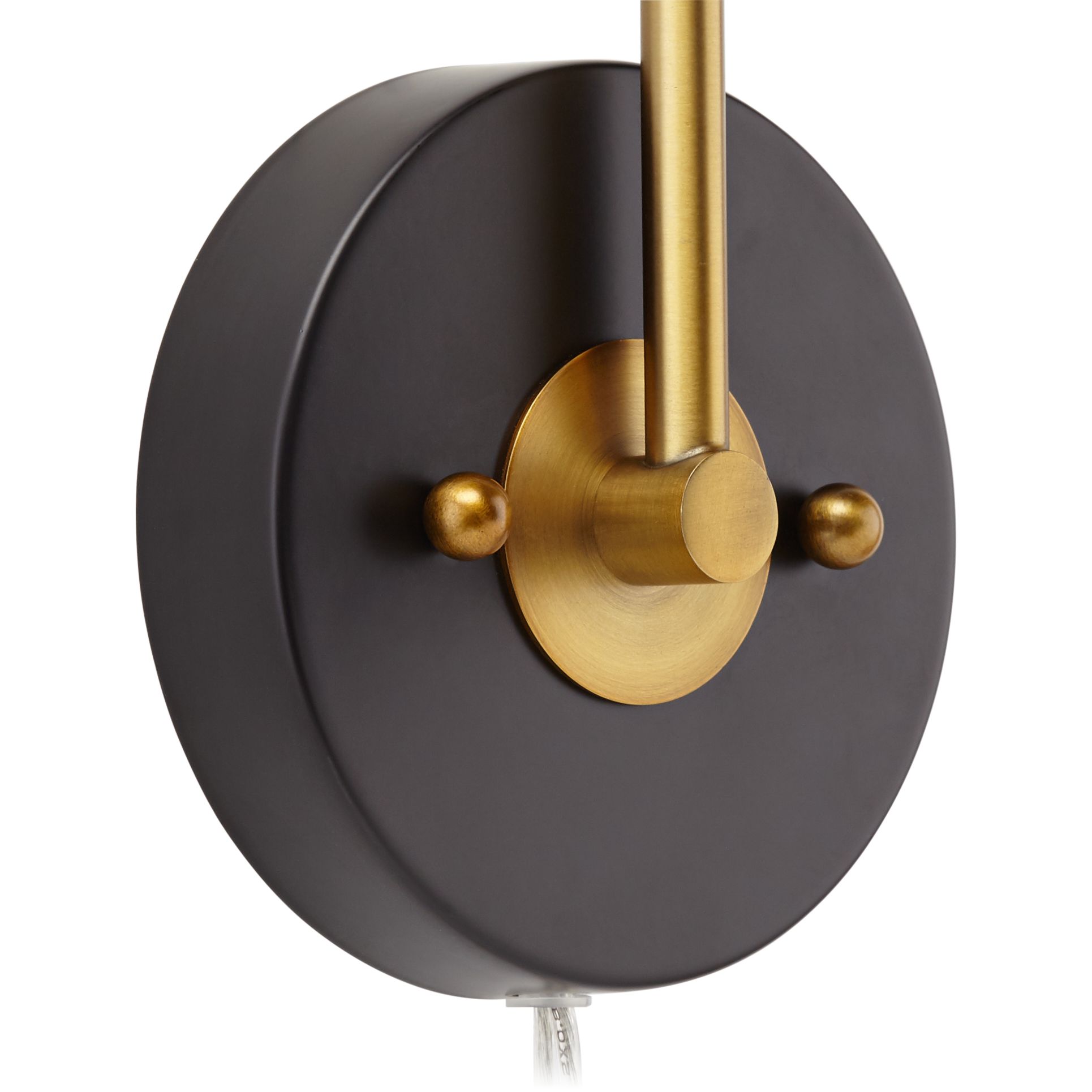 Venice Matte Black Modern Cone Wall Lamp 55K59 Lamps Plus