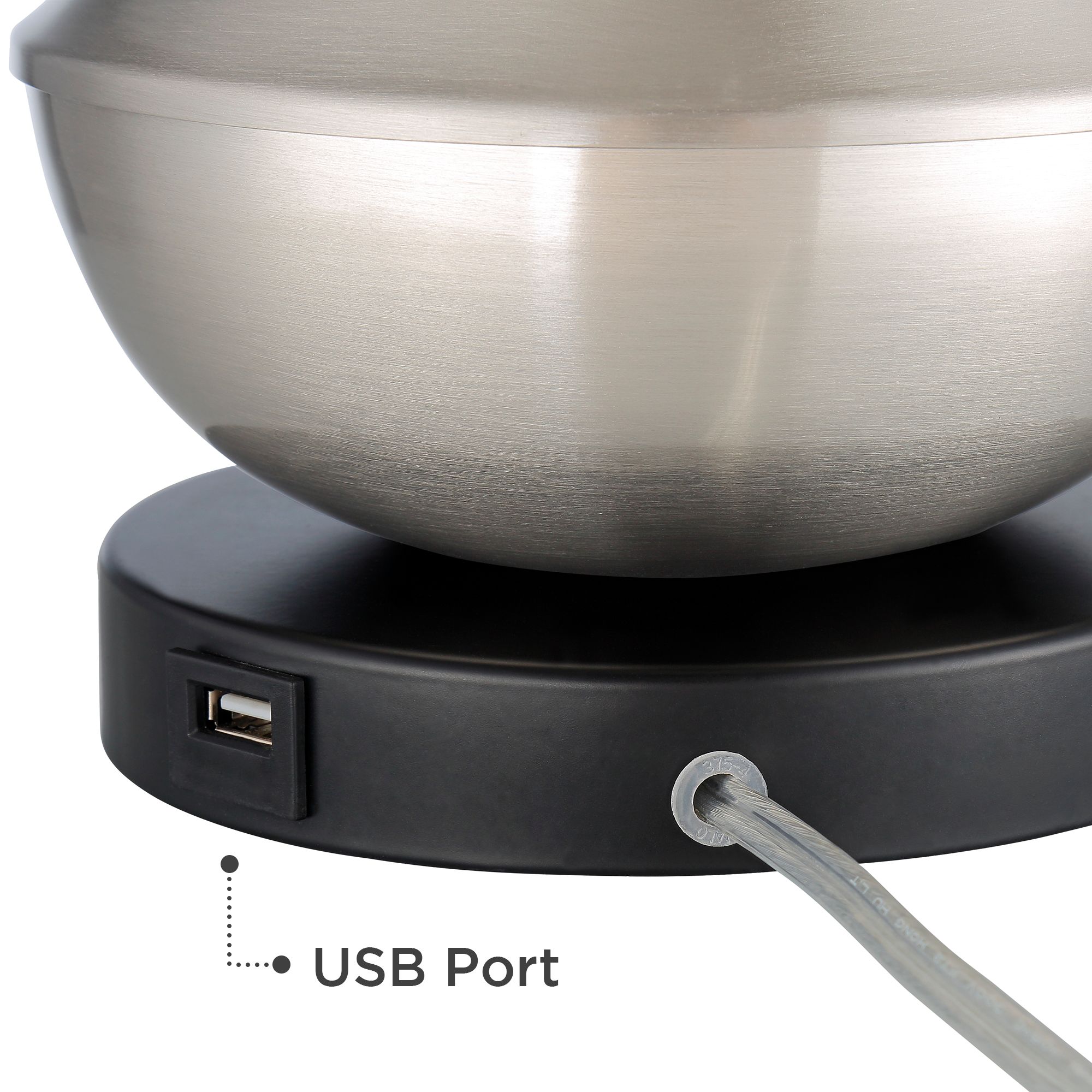 Simon Modern Accent USB Table Lamps Set of 2 55K85 Lamps Plus