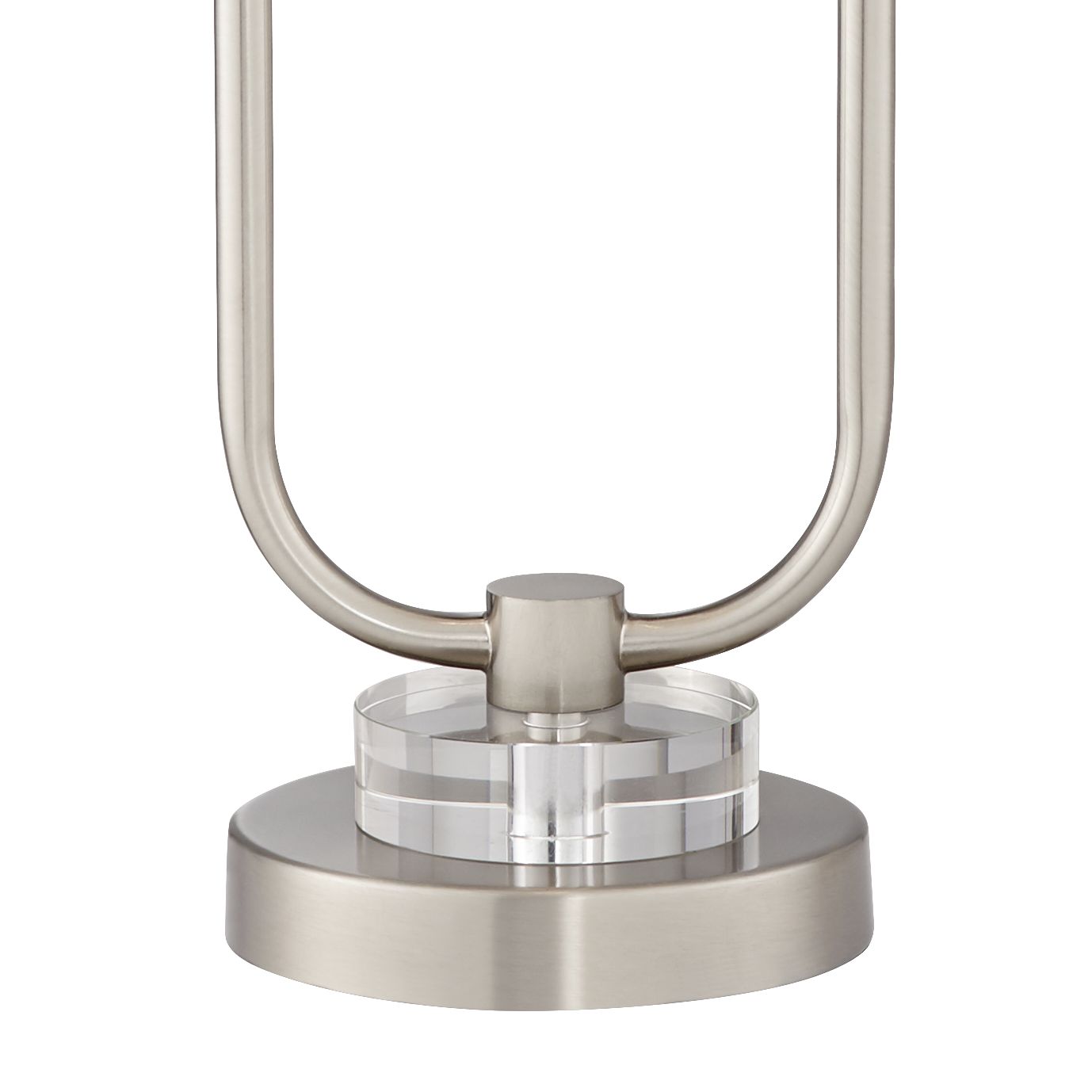 Newton Brushed Nickel UShaped Table Lamp 55V07 Lamps Plus