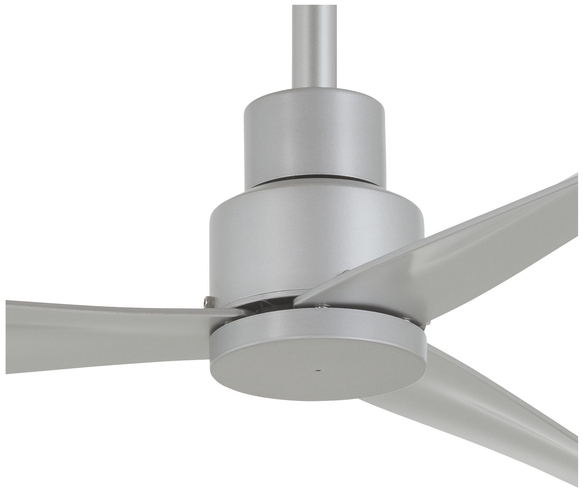 44" Minka Aire Simple Silver Outdoor Ceiling Fan 56C27 Lamps Plus