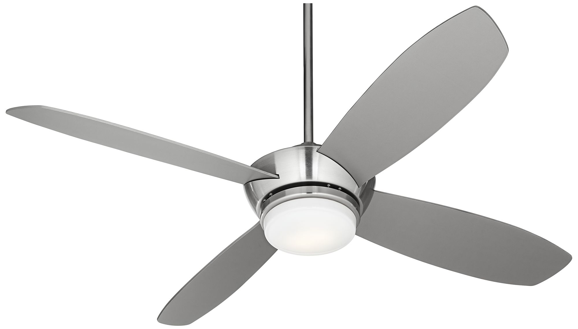 52" Casa Vieja Veridian Brushed Nickel LED Ceiling Fan 56K53 Lamps