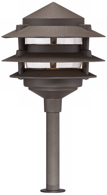 Pagoda 12Piece Complete Outdoor LED Landscape Lighting Set 56R85