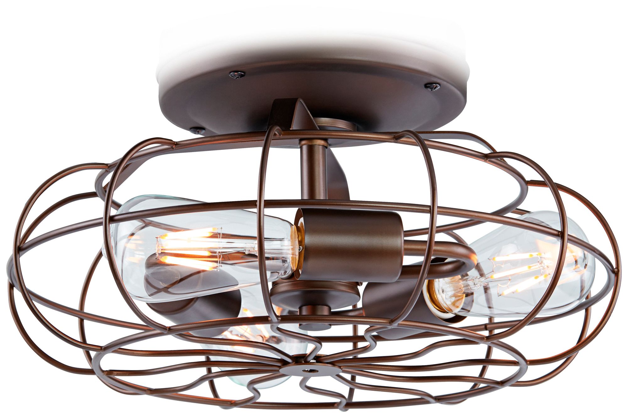 60" Casa Turbina DC ORB LED Ceiling Fan 57T71 Lamps Plus