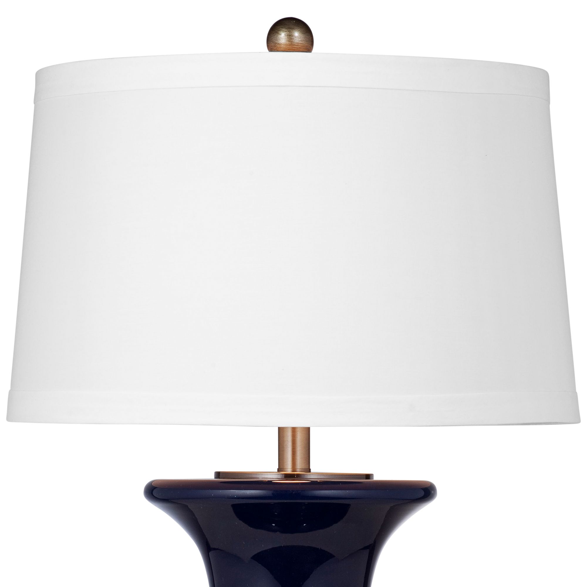 Vince Navy Blue Glass Table Lamp 58K97 Lamps Plus