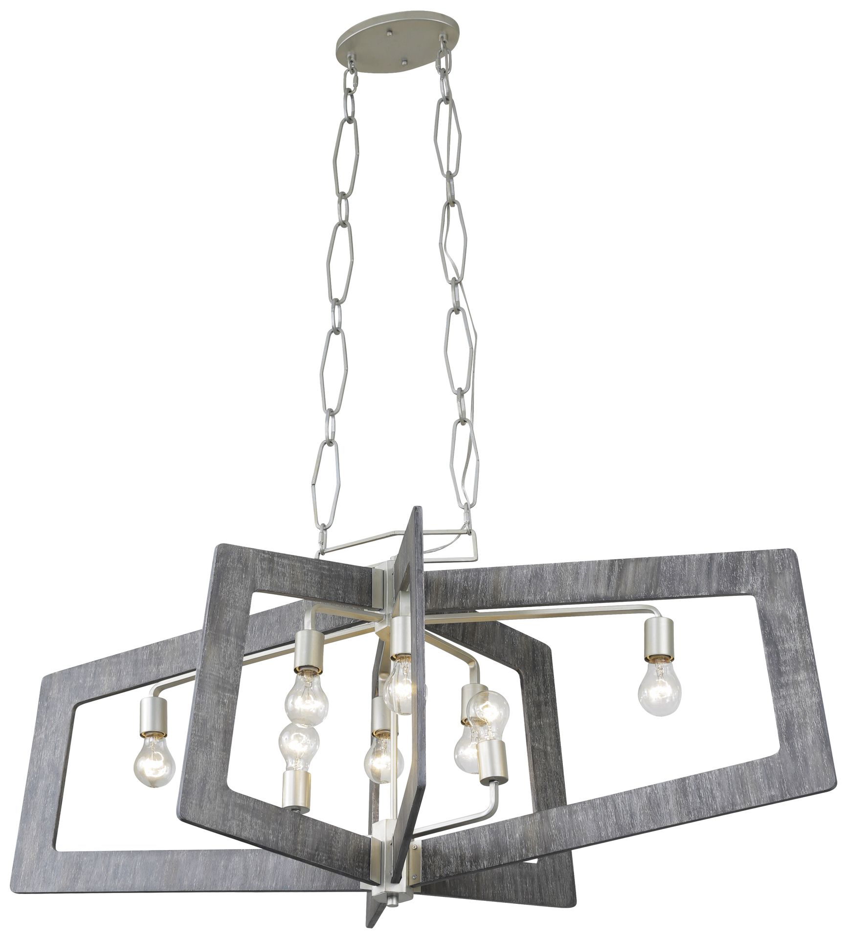 Varaluz Lofty 48" Wide Gray Kitchen Island Light Pendant 58X45