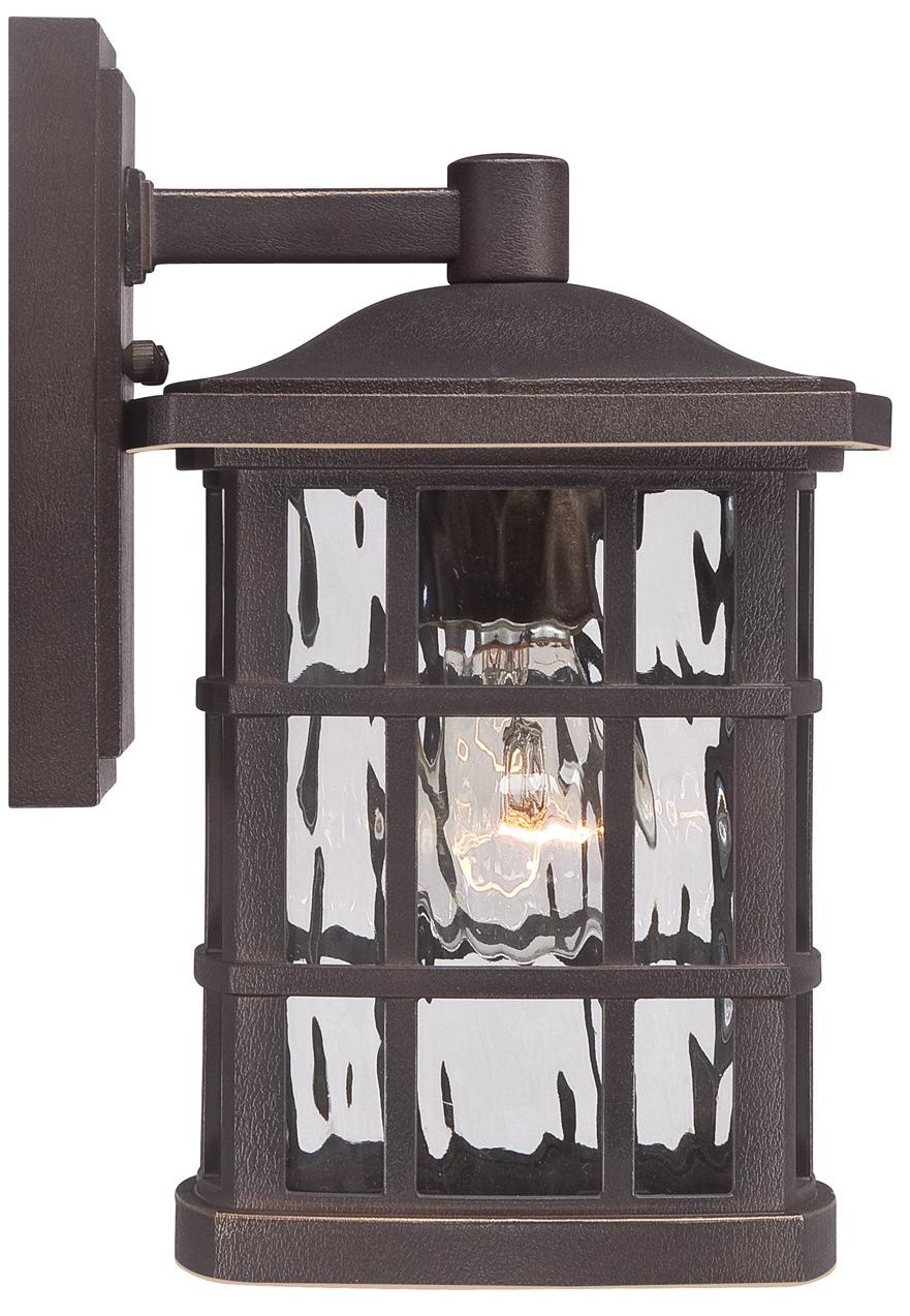 Quoizel Stonington 10 1/2" High Bronze Outdoor Wall Light 5F671