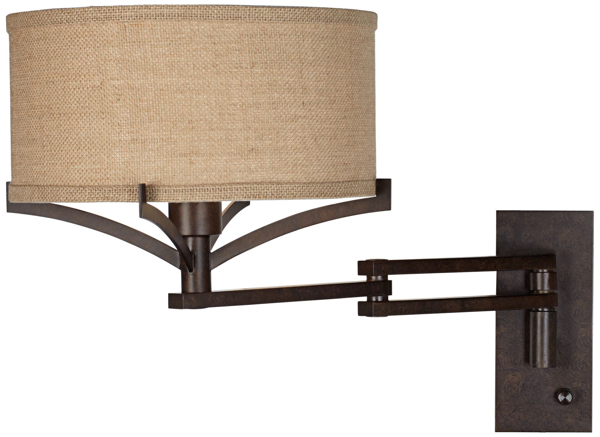 Tremont Bronze Metal Swing Arm Wall Lamp 5X398 Lamps Plus