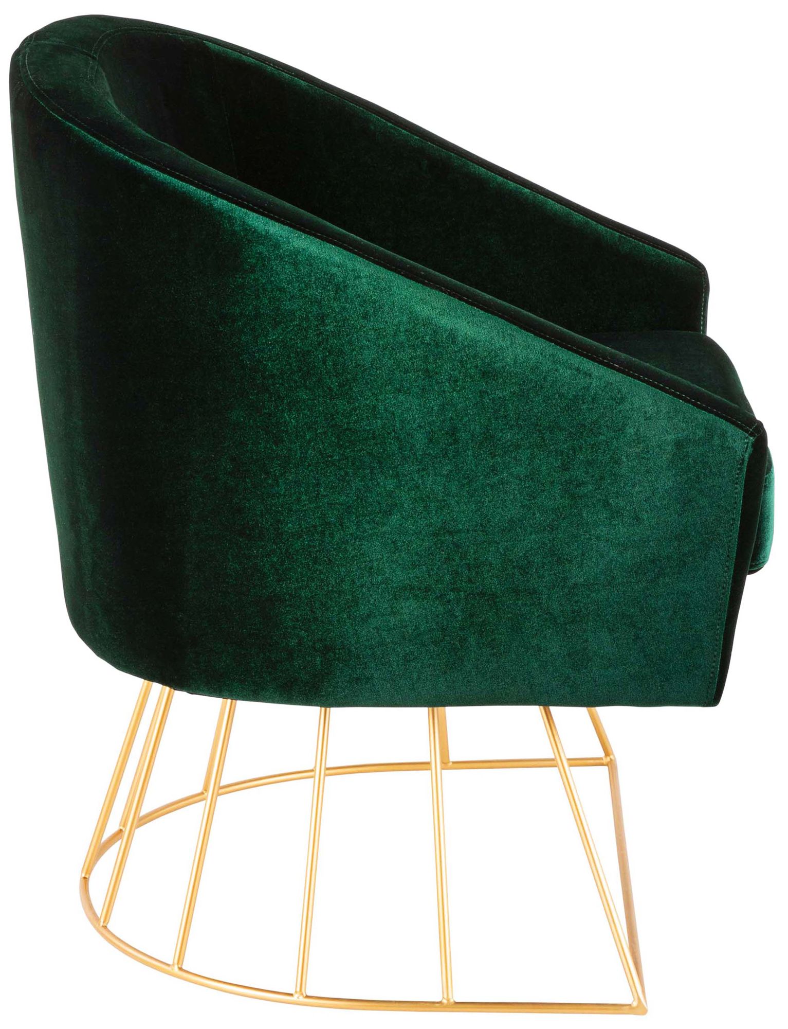 Canary Emerald Green Velvet Accent Chair 60G29 Lamps Plus