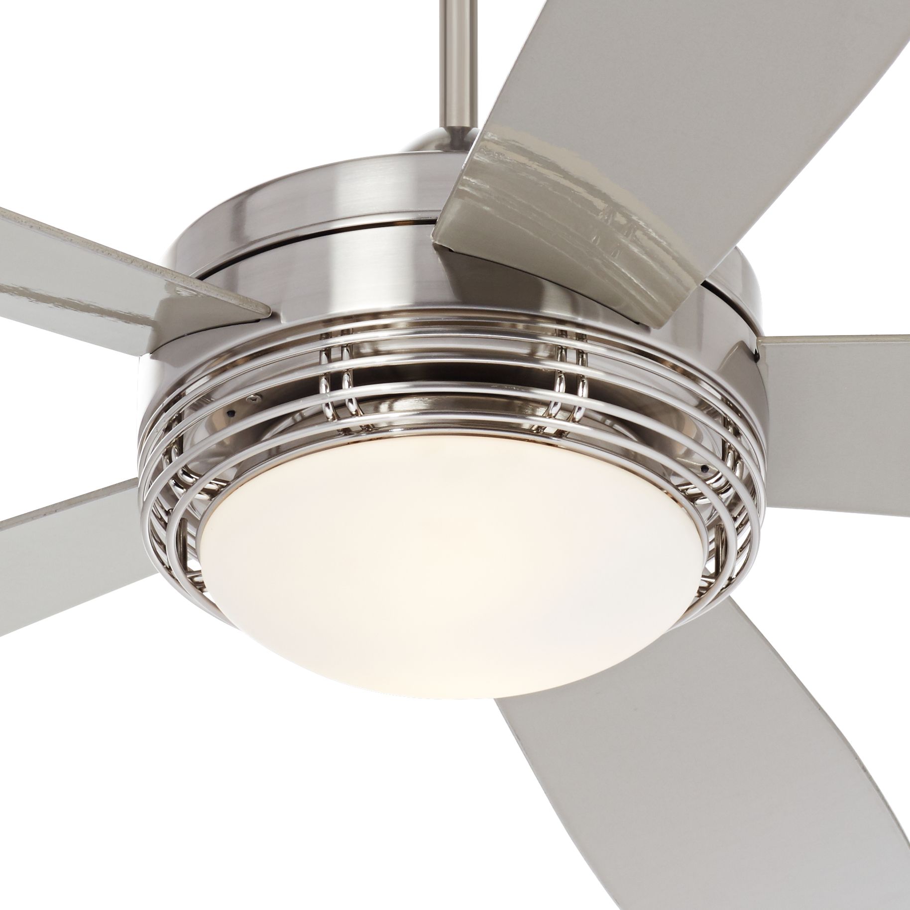60" Casa Province Brushed Nickel Outdoor LED Ceiling Fan with Remote