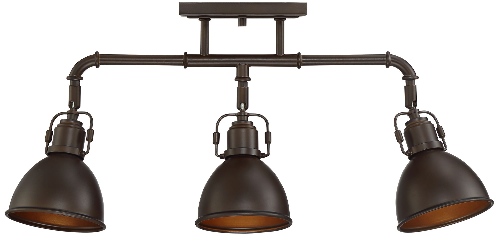 Pro Track Wesley 3Light OilRubbed Bronze Track Fixture 61F42