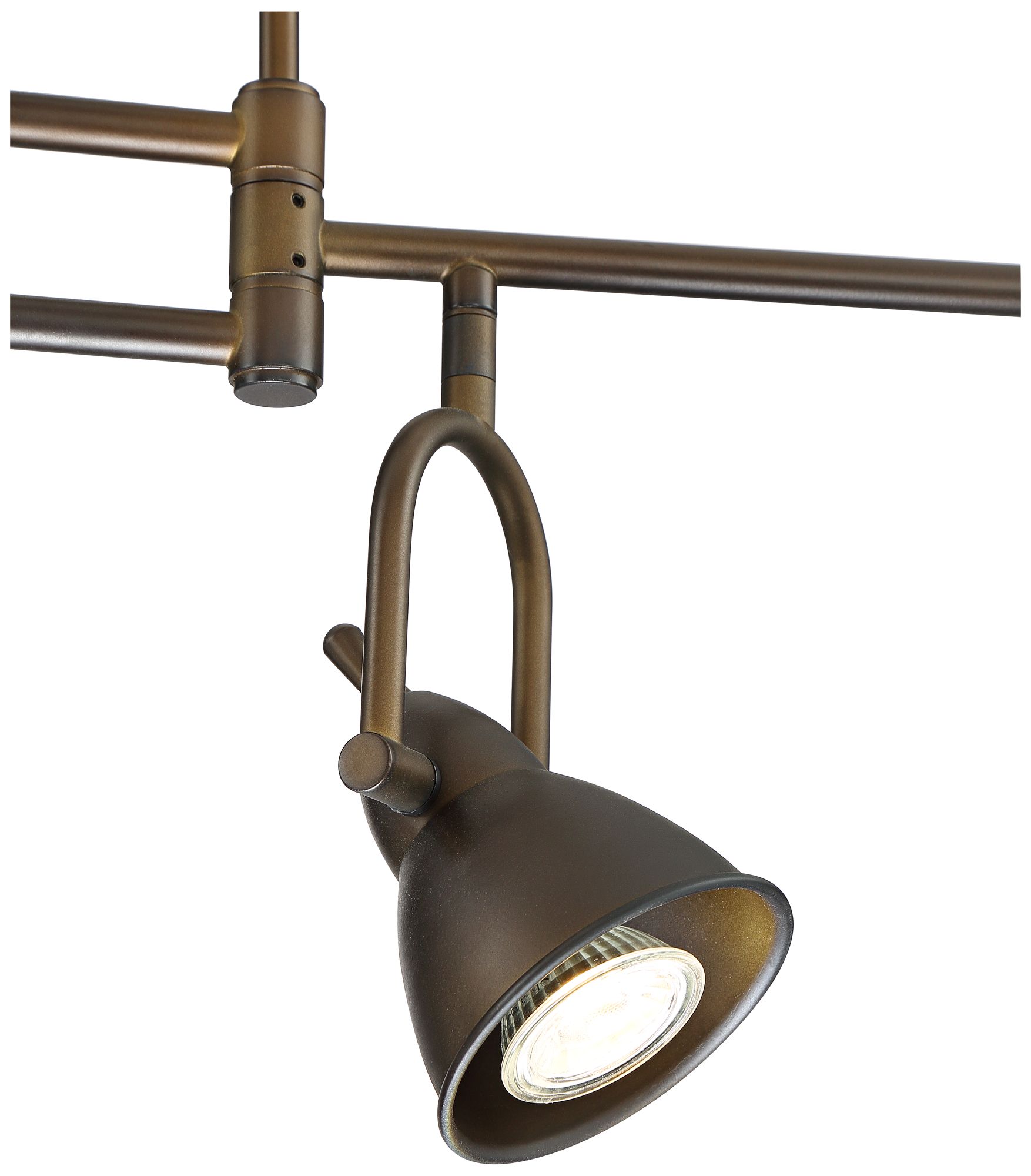 Pro Track Burnham 6Light Bronze LED Track Fixture 61K30 Lamps Plus