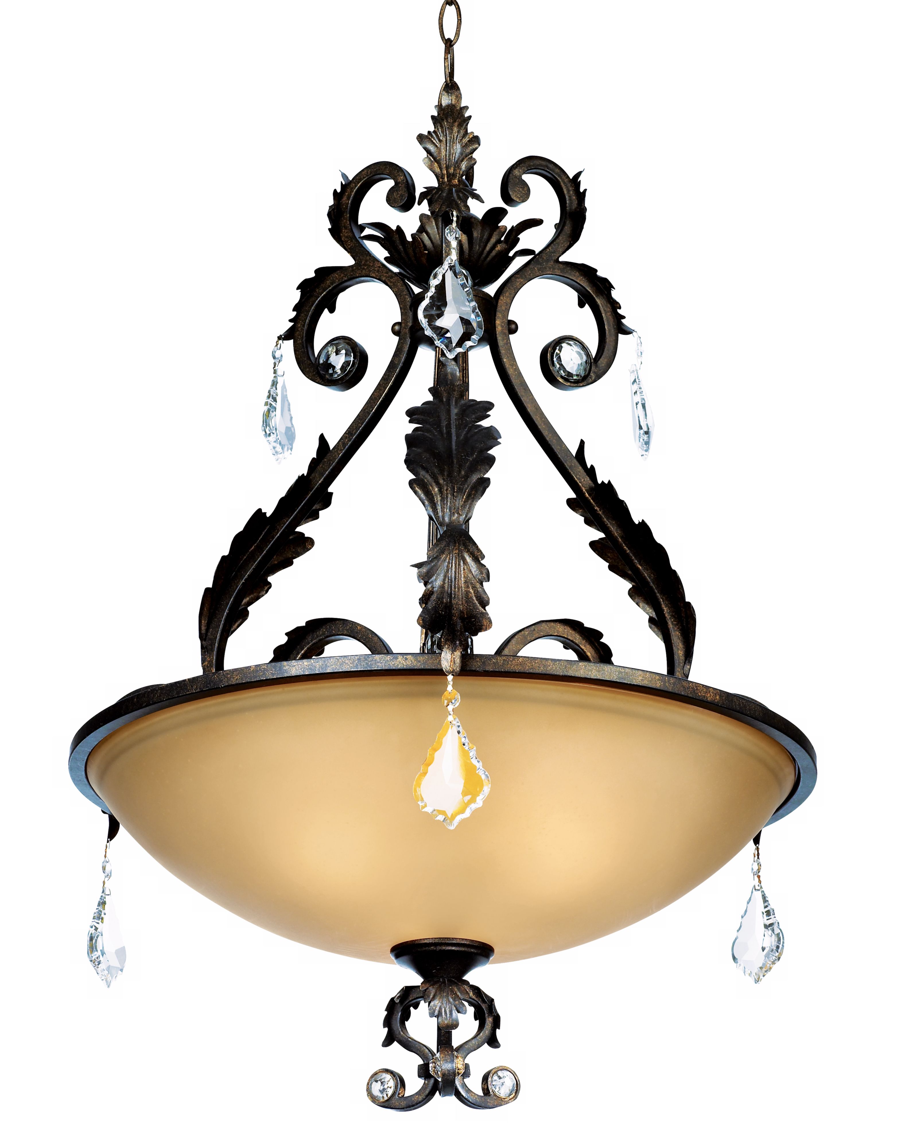 Kathy Ireland Ramas de Luces Bronze Pendant Chandelier 64622 Lamps