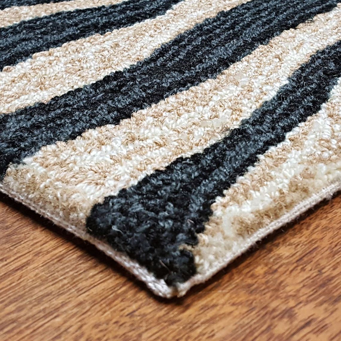 Ravella Black 2033/48 Zebra IndoorOutdoor Area Rug 64K49 Lamps Plus
