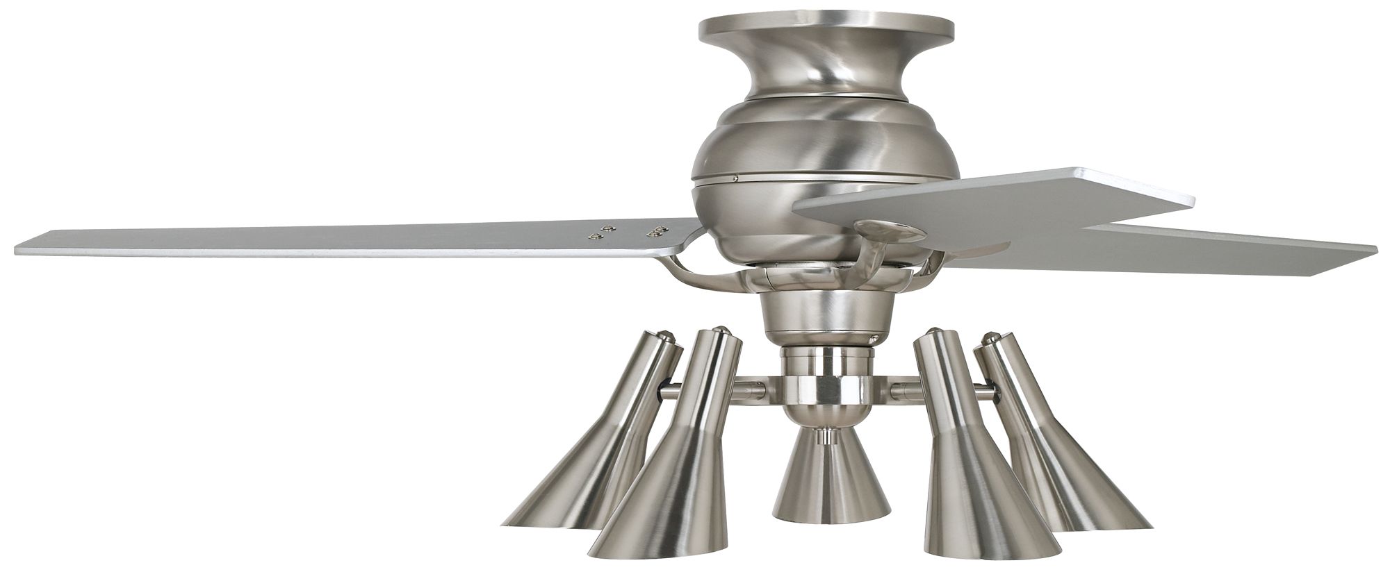 60" Spyder Tapered Blade Retro 5Light LED Ceiling Fan 64R17 Lamps