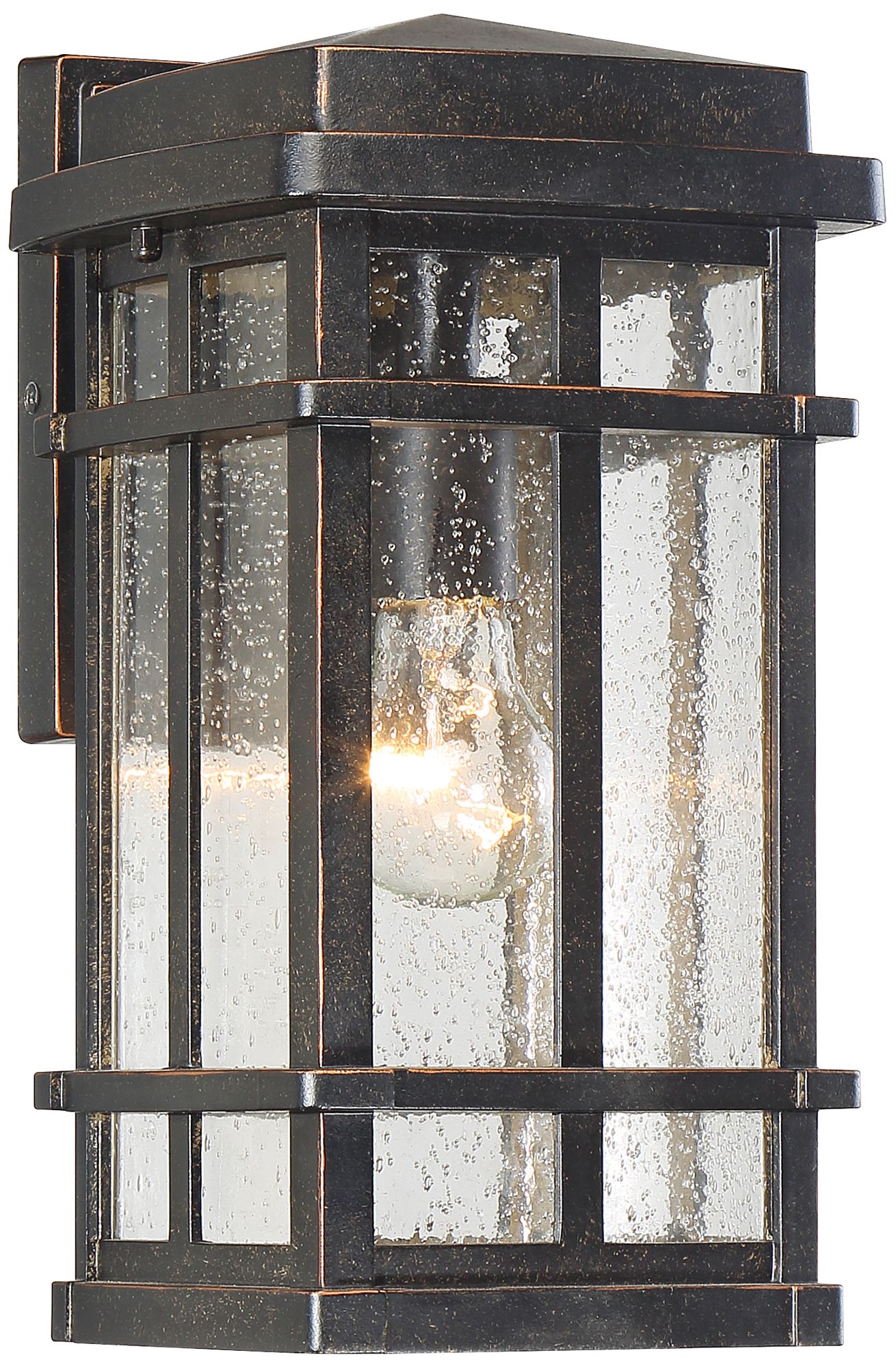 Neri 12 1/2"H Mission OilRubbed Bronze Outdoor Wall Light 64W51