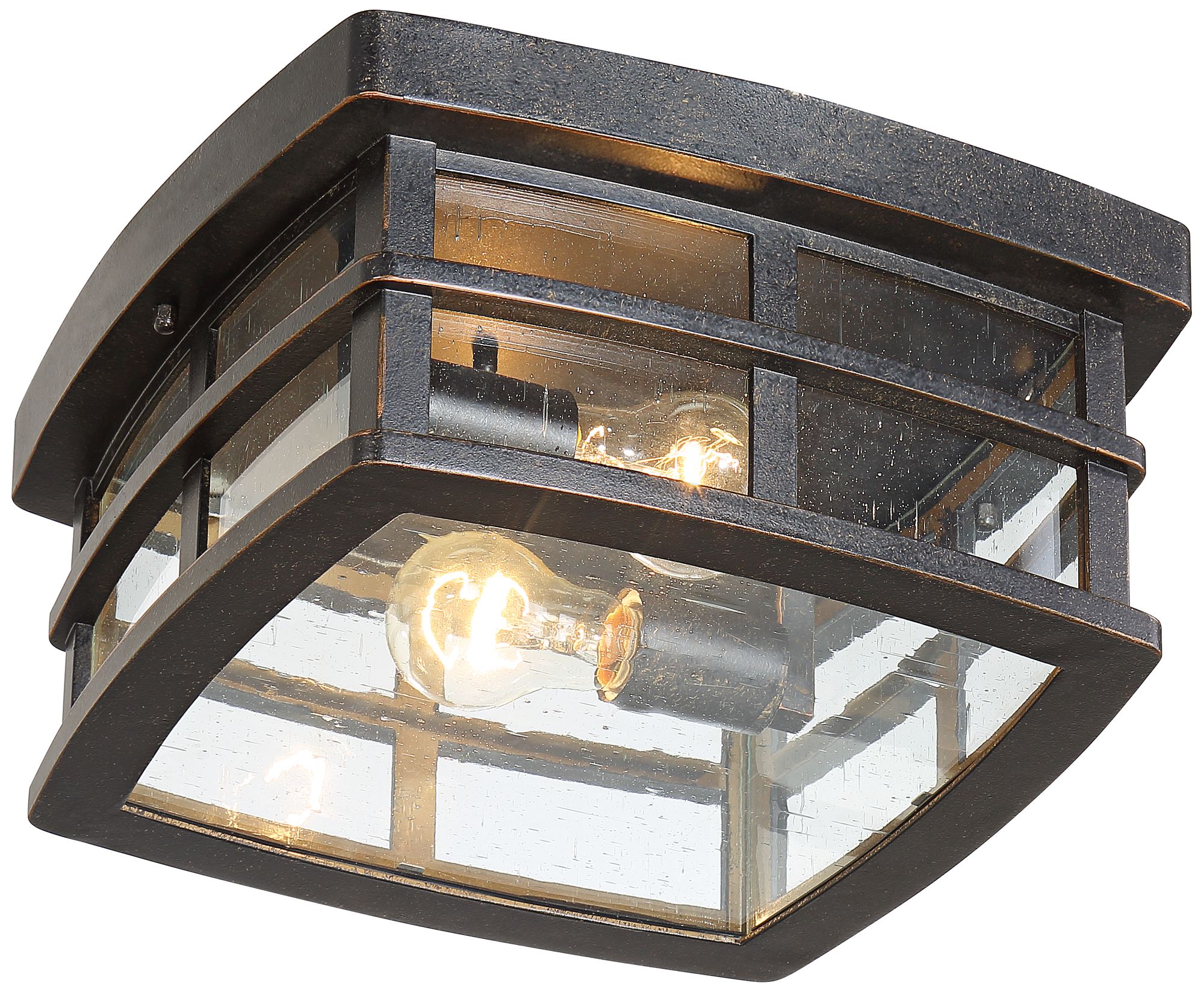 Neri 12" Wide OilRubbed Bronze Outdoor Ceiling Light 64W63 Lamps Plus
